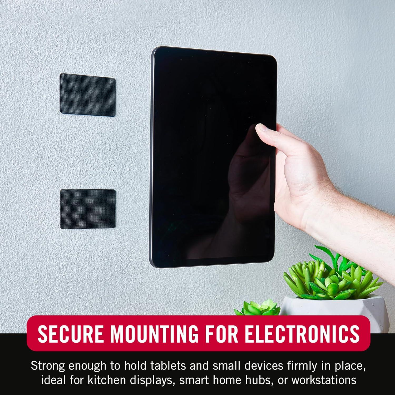 Cinta Adhesiva VELCRO Alta Resistencia 10.16x5.08 cm Negra