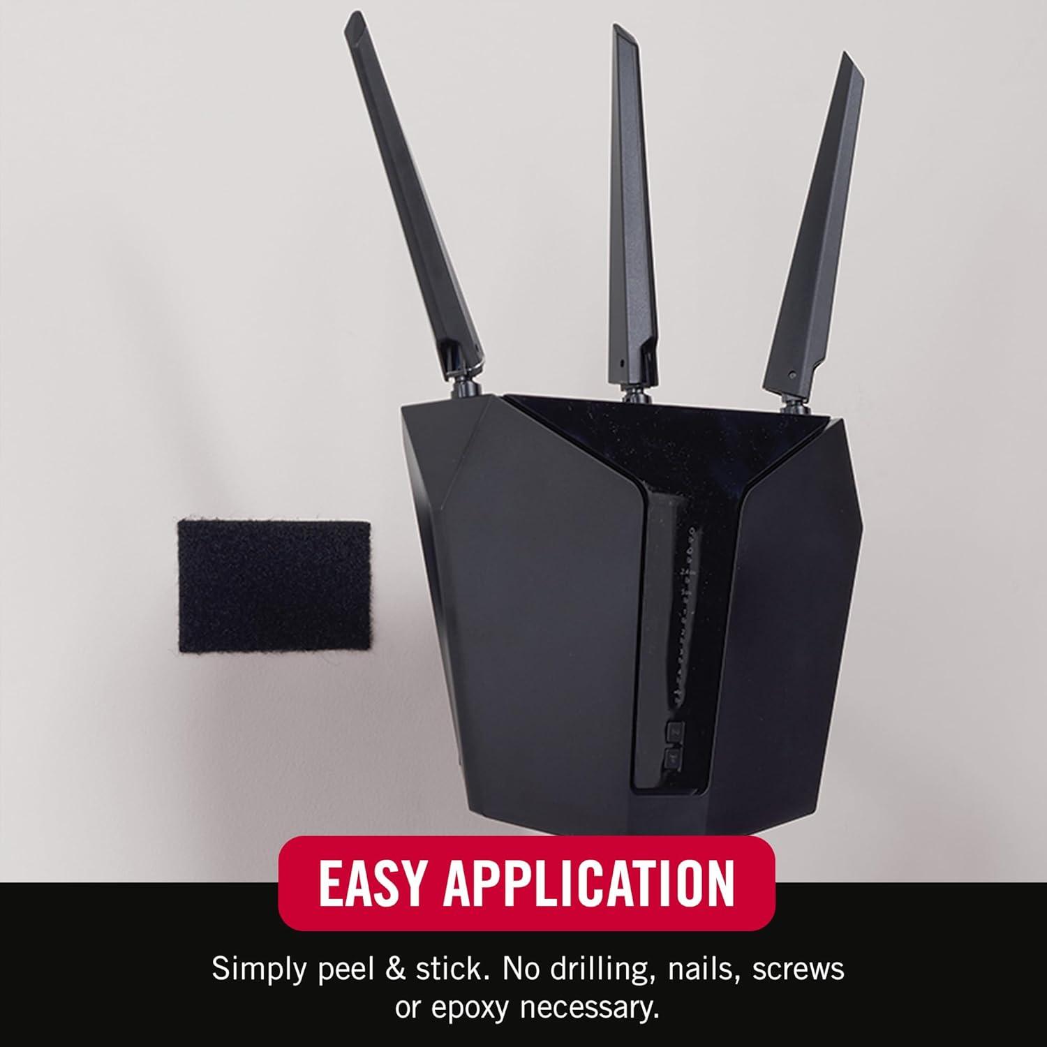 Cinta Adhesiva VELCRO Alta Resistencia 10.16x5.08 cm Negra