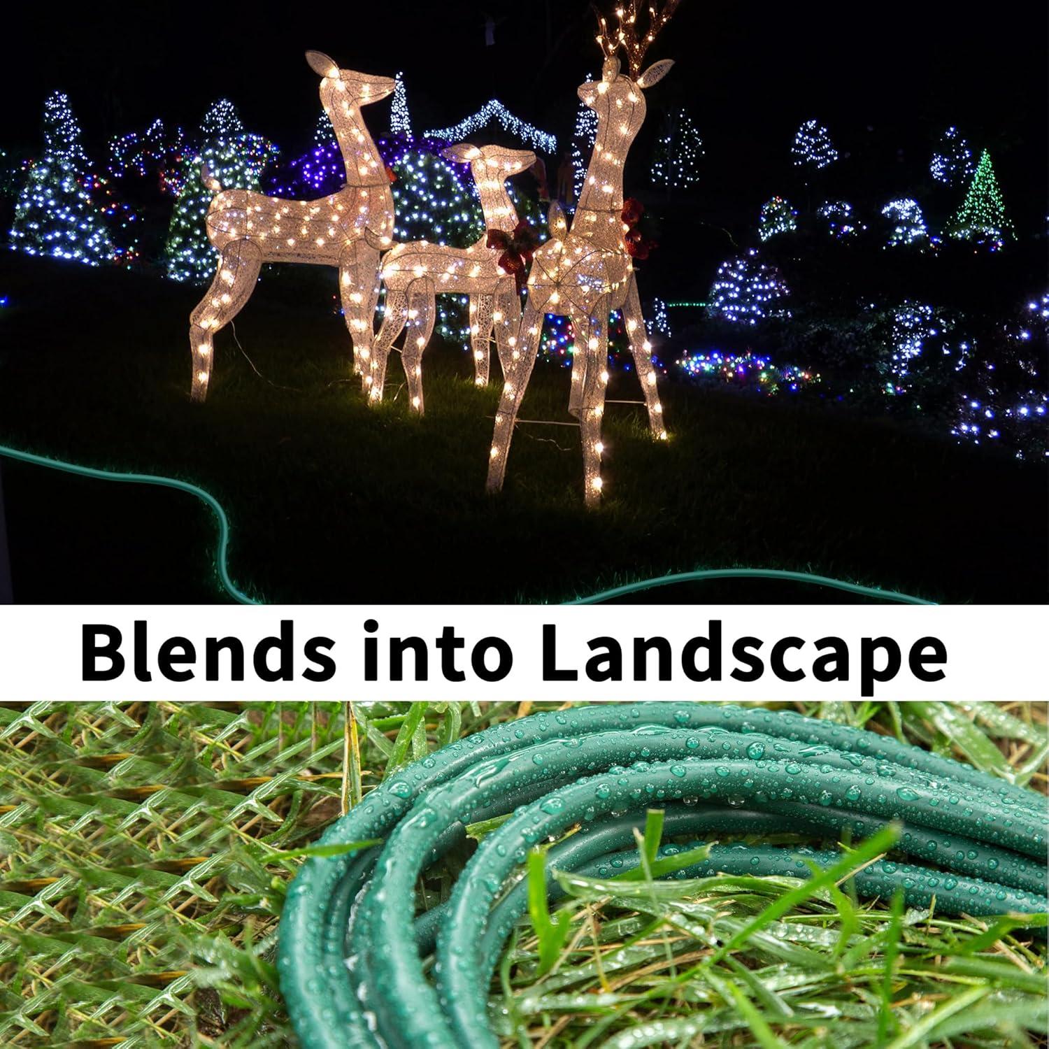 Cable de Extensión Verde HUANCHAIN 15.24 m 16AWG Impermeable