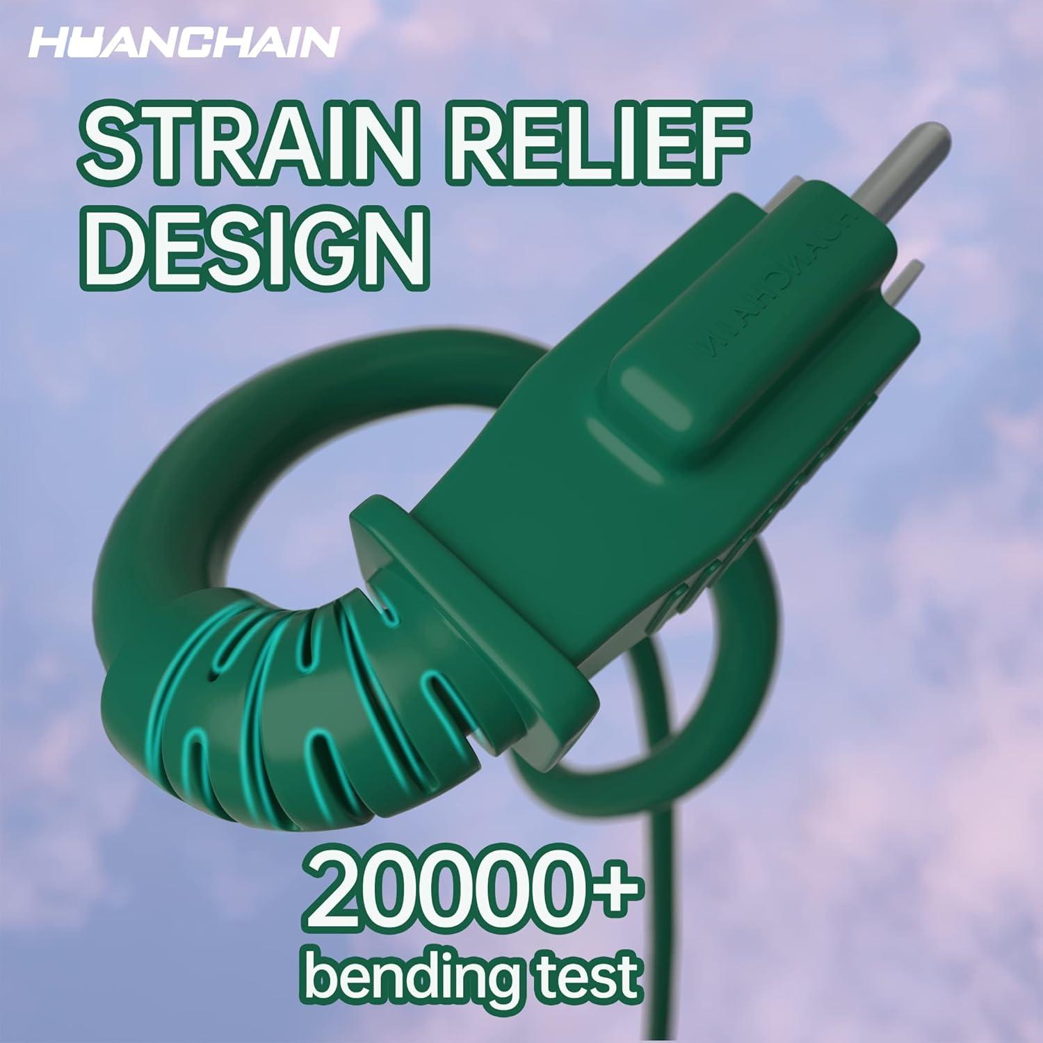 Cable de Extensión Verde HUANCHAIN 15.24 m 16AWG Impermeable