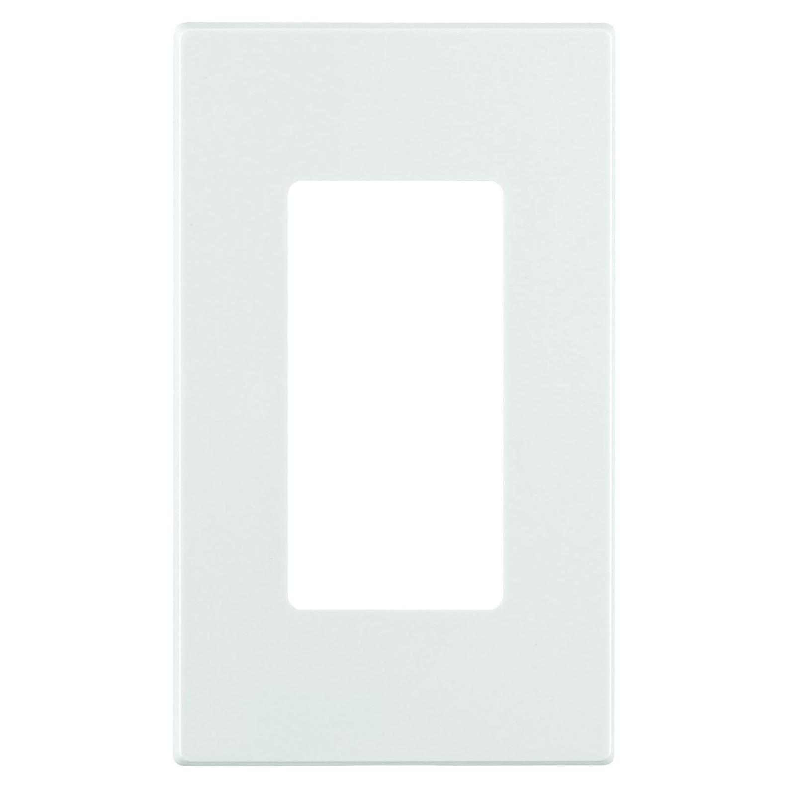 Placa de Pared Leviton Decora Plus 1 Gang Sin Tornillos Blanca