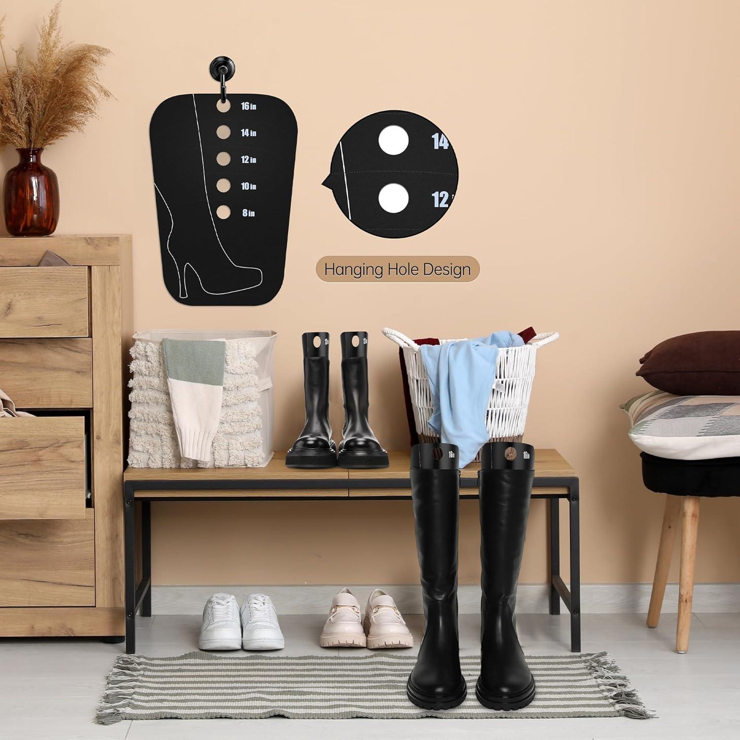 Insertos para Botas Apoway - Soporte Alto Reutilizable Negro