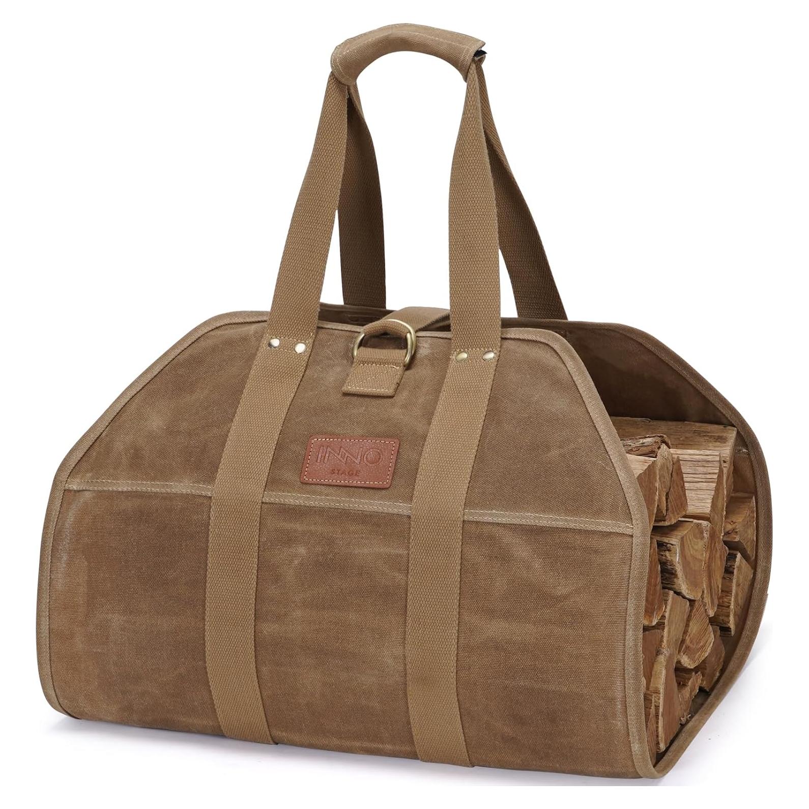 Bolsa de Transporte de Leña INNO STAGE Verde Caqui 100x47 cm