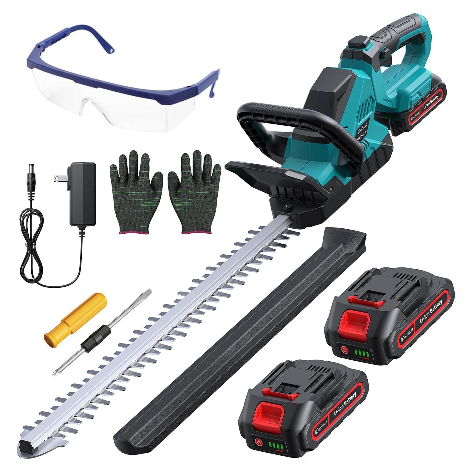 Recortadora de Setos Inalámbrica DocSmart HT02-B 50.8cm 2 Baterías