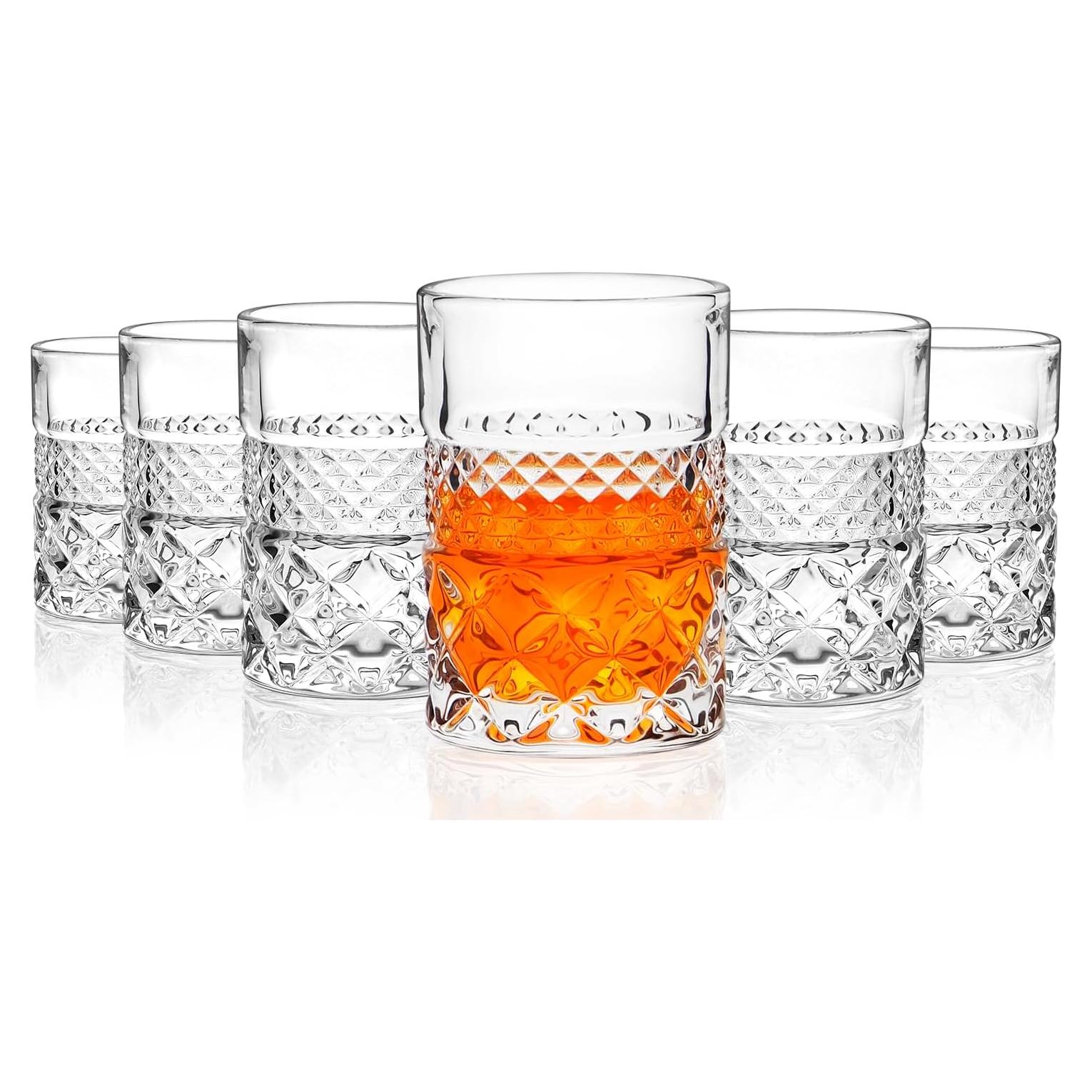 Juego de 6 Vasos de Disparo Paysky 2oz Cristal Base Pesada