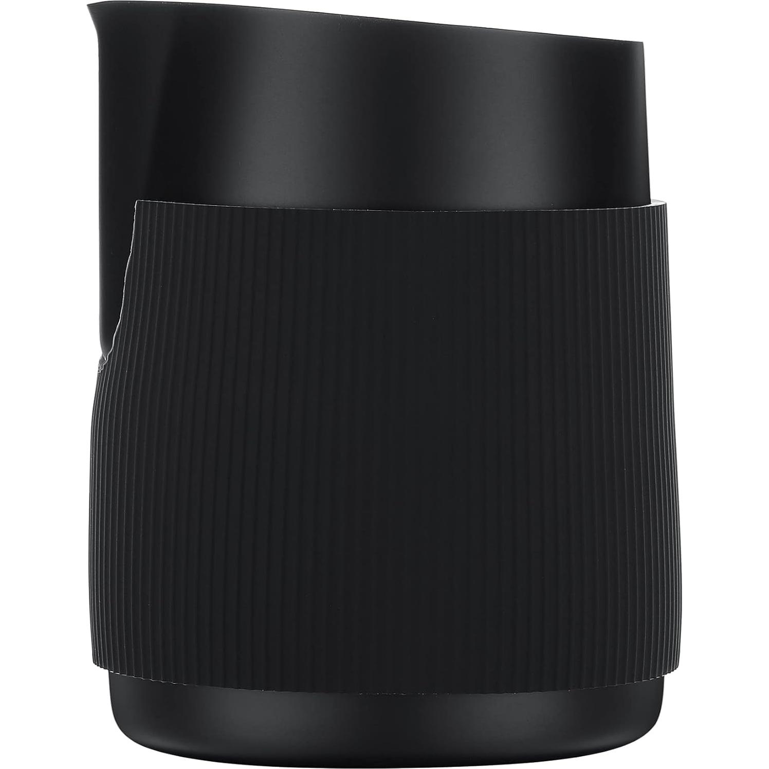 Jarra de Leche Sin Asa Normcore 600ml Acero Inoxidable Negra