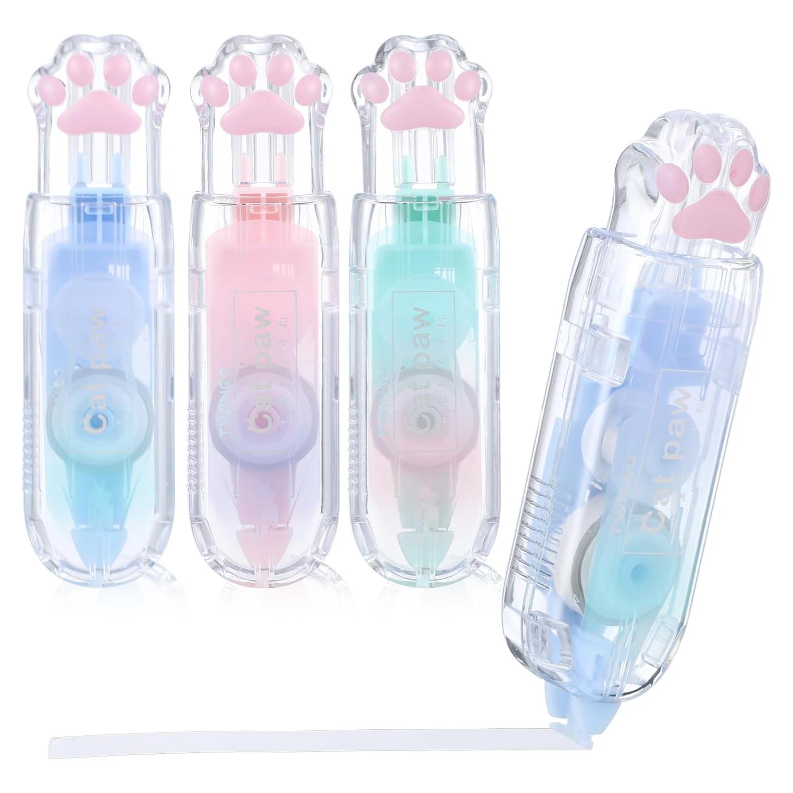 Cinta Correctora Retráctil Piriuuo 3 Pcs 9x2.5cm Colores