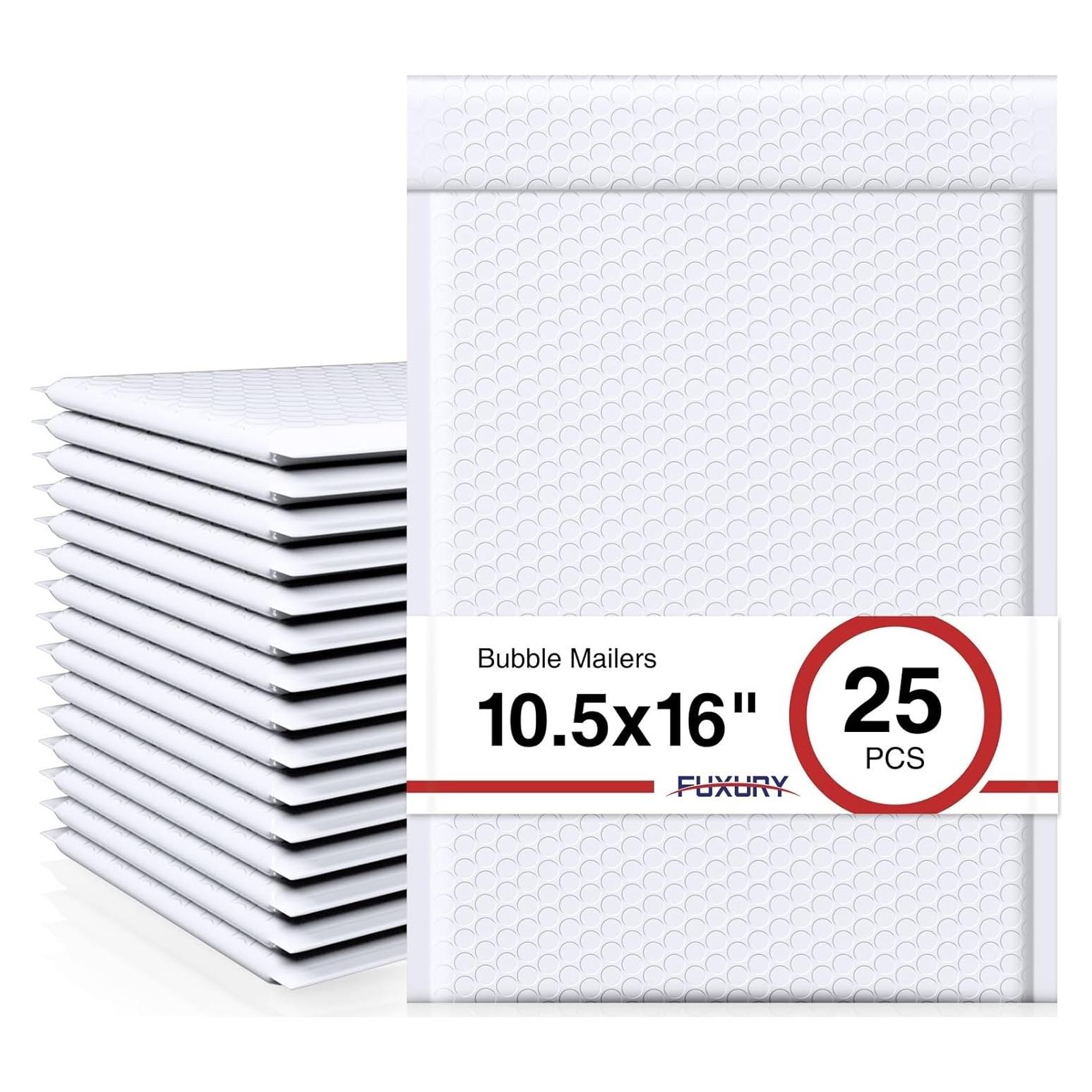 Bolsas de Burbuja Fuxury 10.5x16 cm 25 Paquete Acolchadas