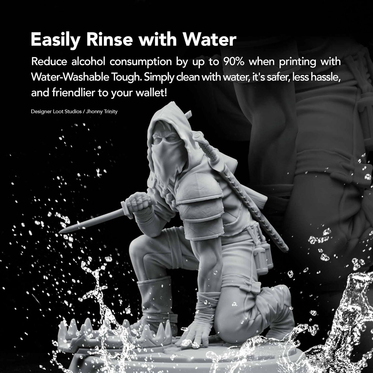 Resina Rápida Lavable Phrozen 1 kg Gris Resistente