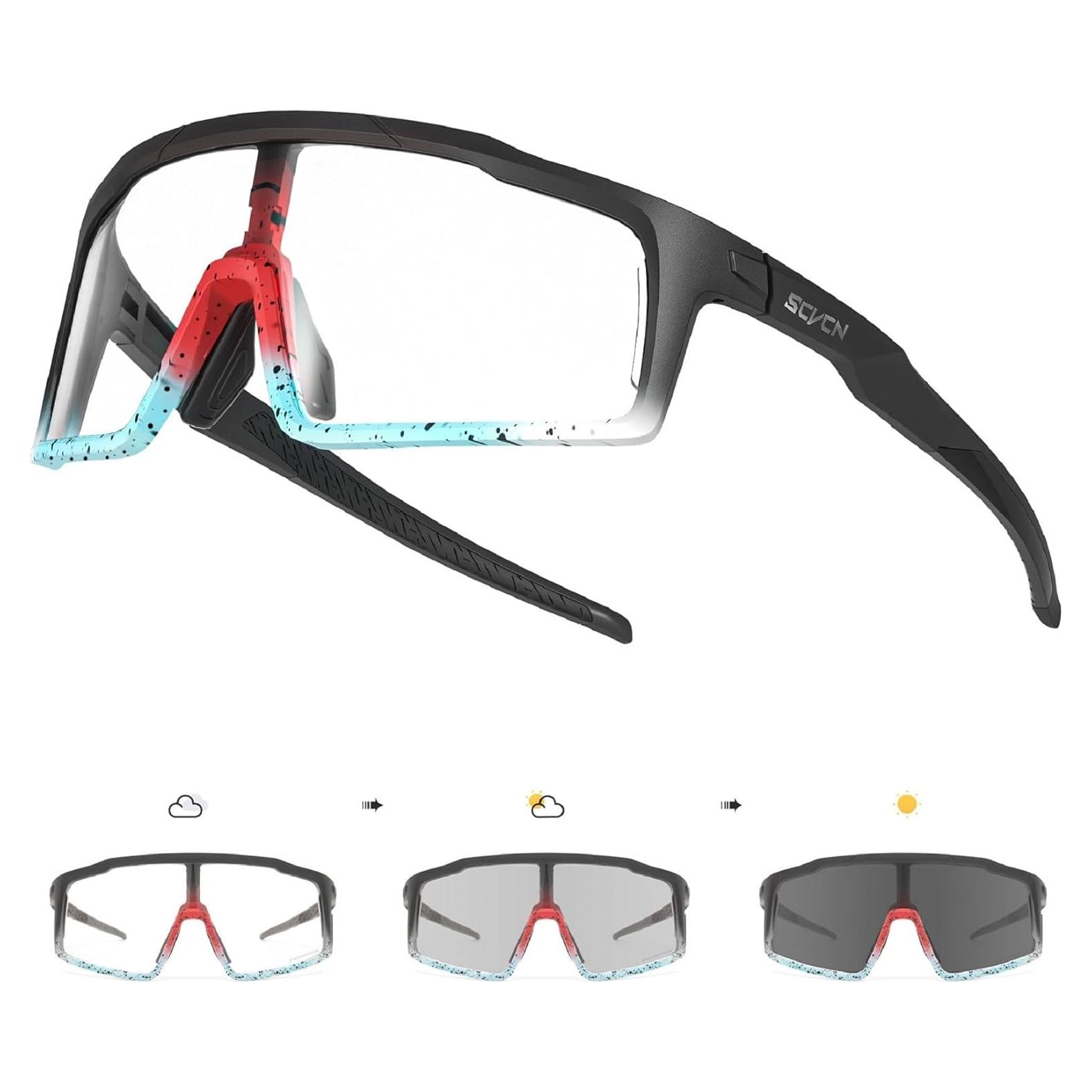 Gafas de Ciclismo SCVCN Fotocromáticas UV400 Unisex