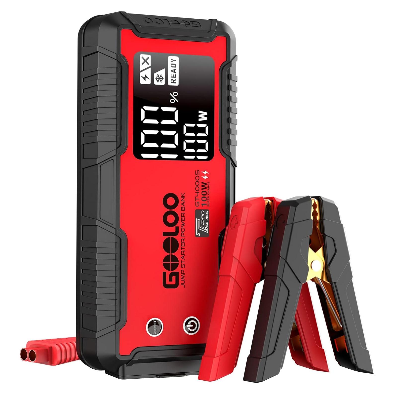 Arrancador de Coche GOOLOO GT4000S 4000A Carga Rápida