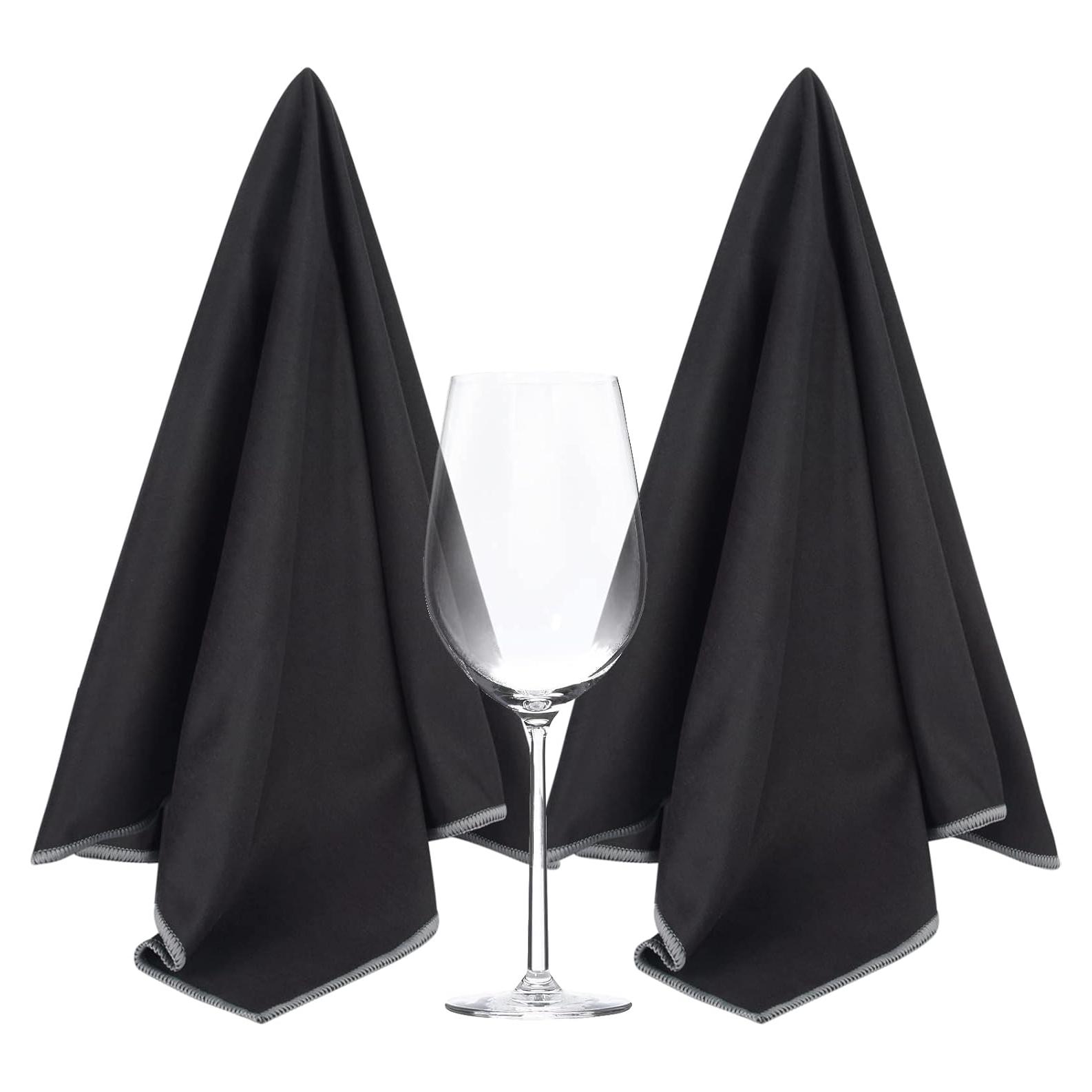 Paños de Microfibra SINLAND 50.8x63.5cm 2 Piezas Negro