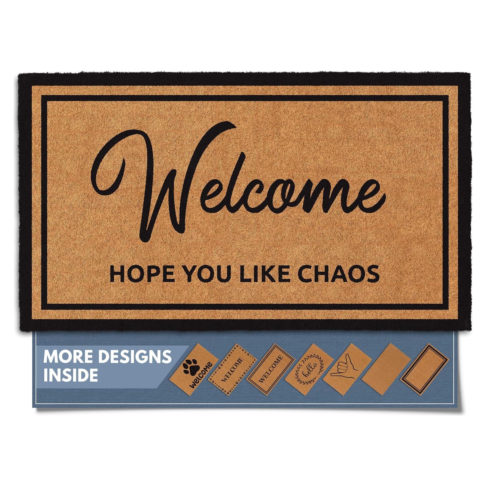 Alfombra de Coco Antideslizante Barnyard Designs 43x76 cm Caos