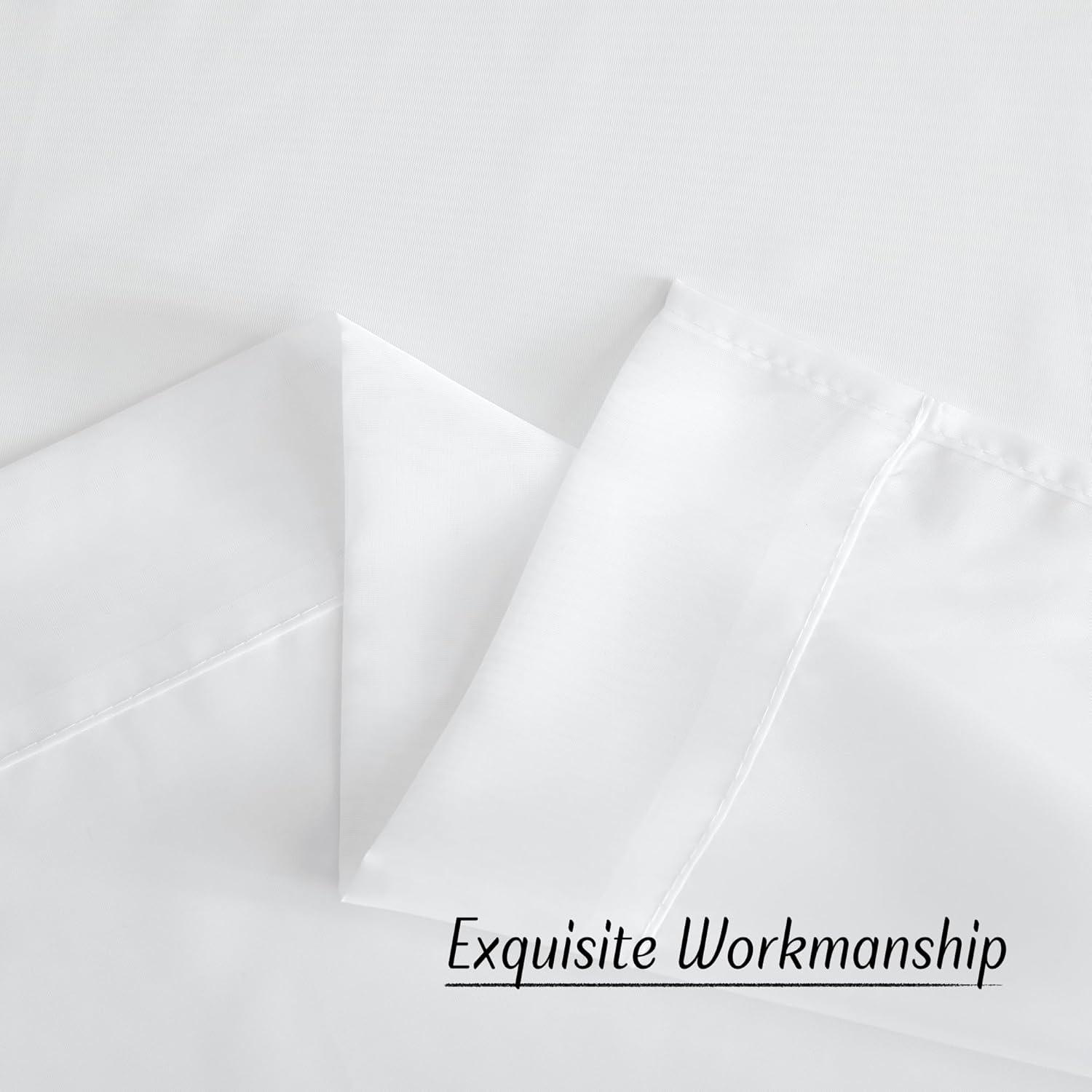 Cortinas Sheer Blancas NICETOWN 135 x 213 cm - 2 Paneles