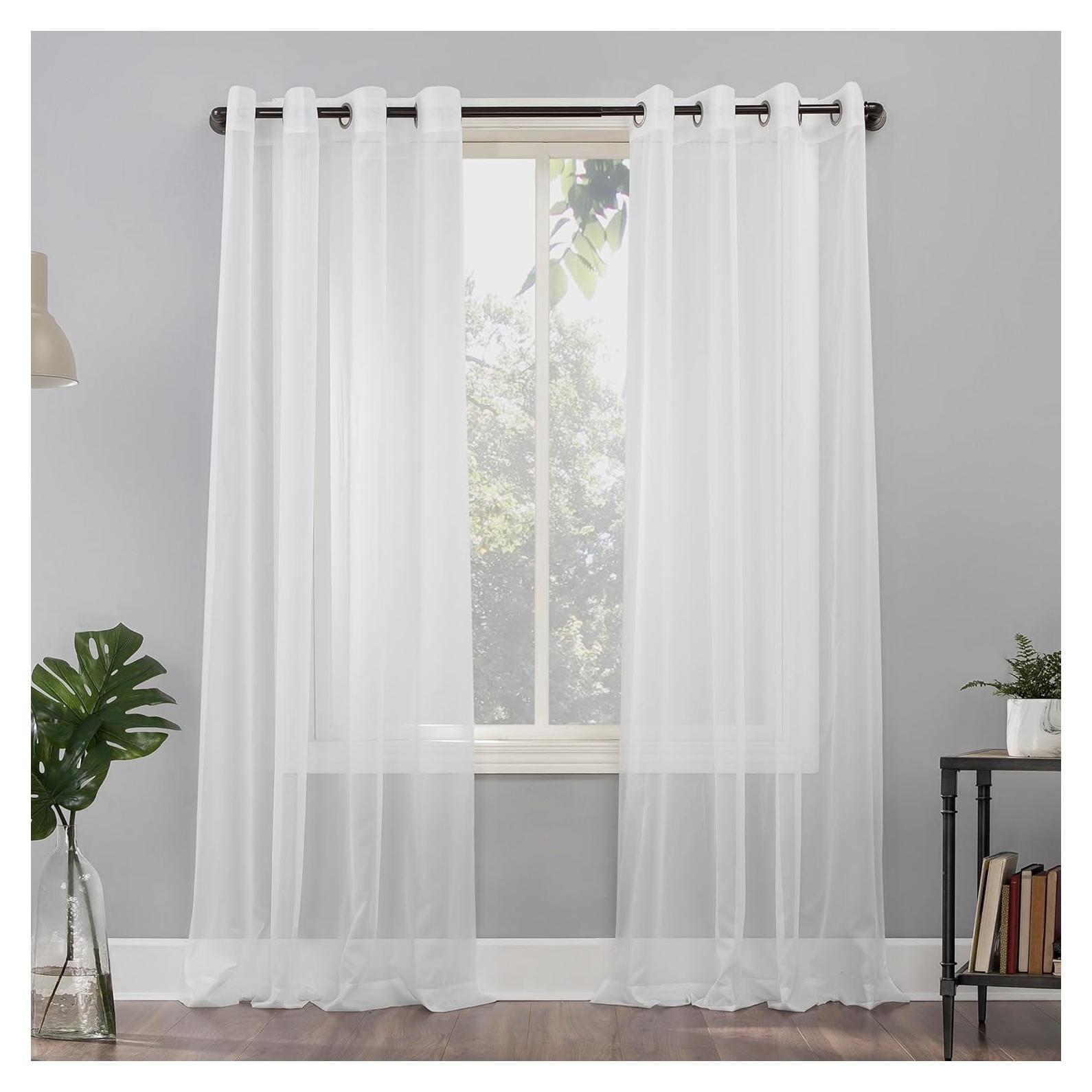 Cortina de Voile Sheer No. 918 Emily 150x213 cm Blanca