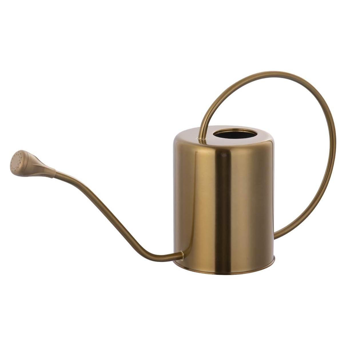 Regadera de Acero Inoxidable Yowon 1.89L Dorada con Pico Largo