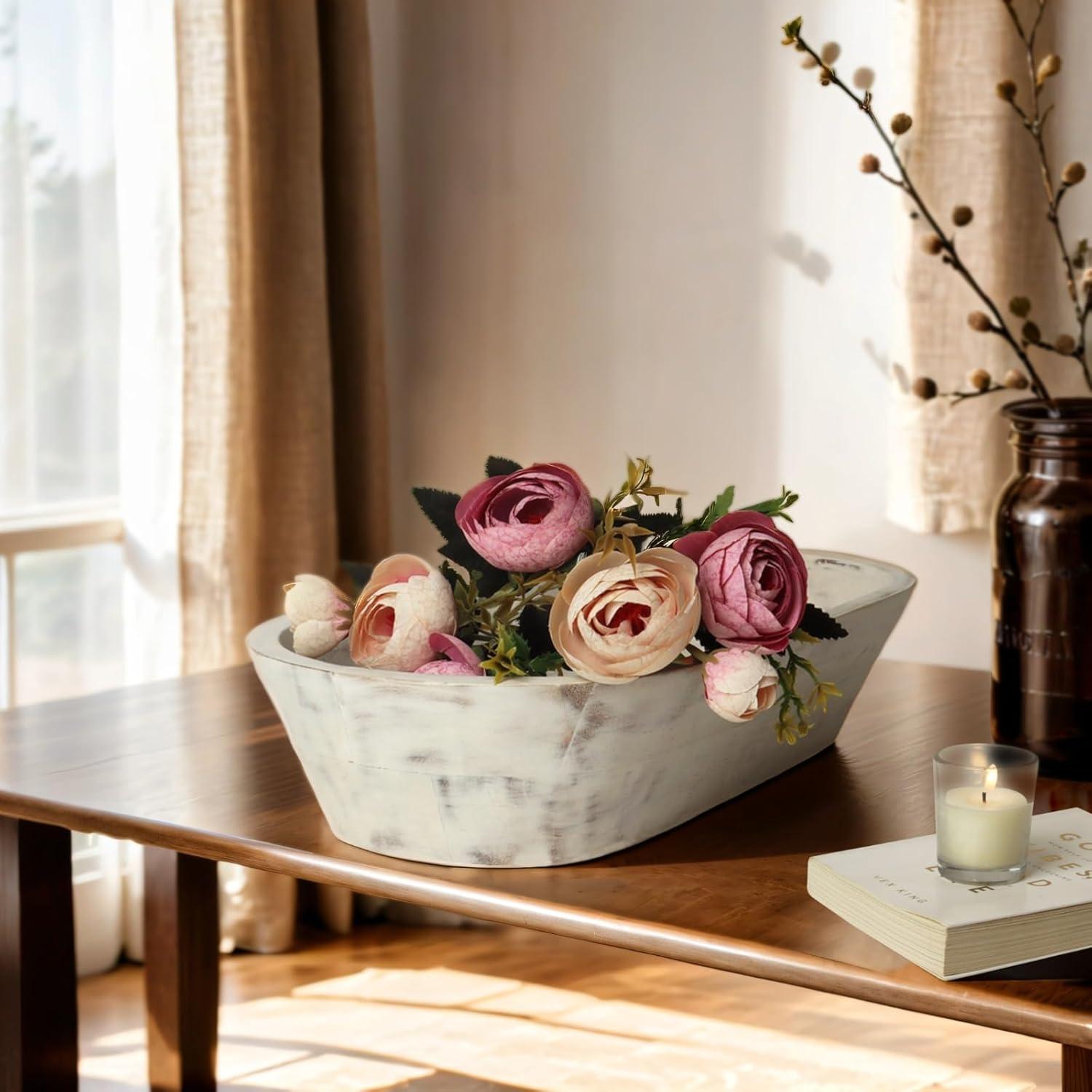 Tazón de Masa Luxe Designs - Madera de Acacia Rústica 43cm