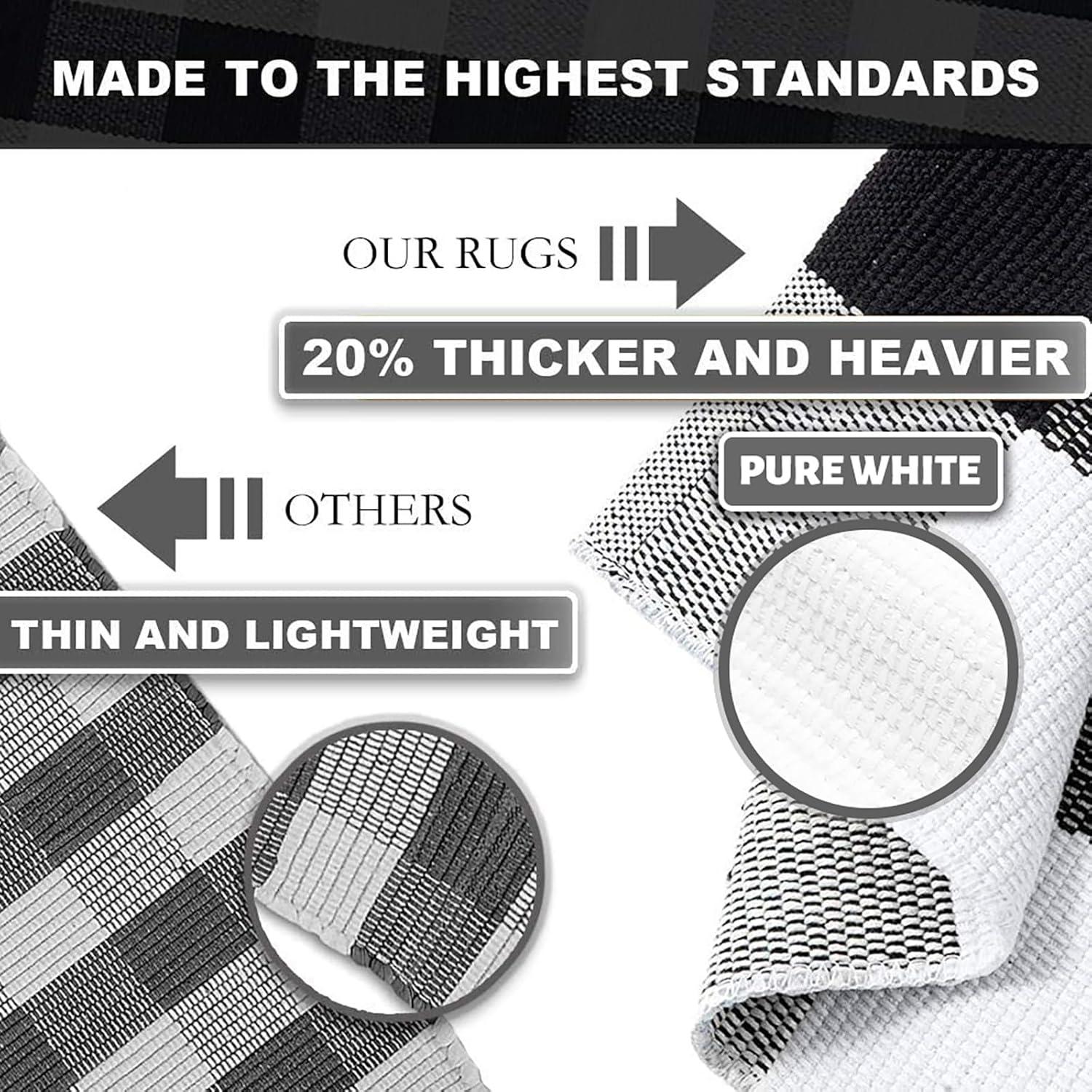 Alfombra de Entrada KOZYFLY Cuadro Búfalo 71x109 cm Lavable