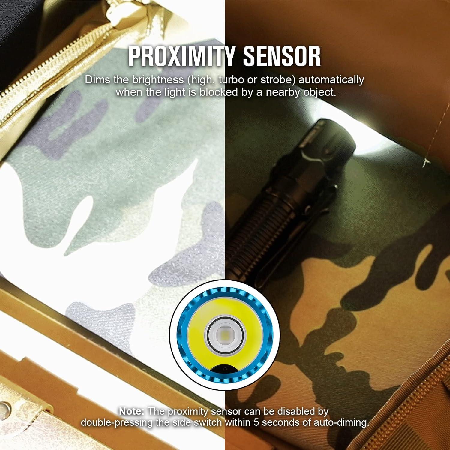 Linterna Táctica OLIGHT Warrior 3S 2300 Lúmenes LED Negra