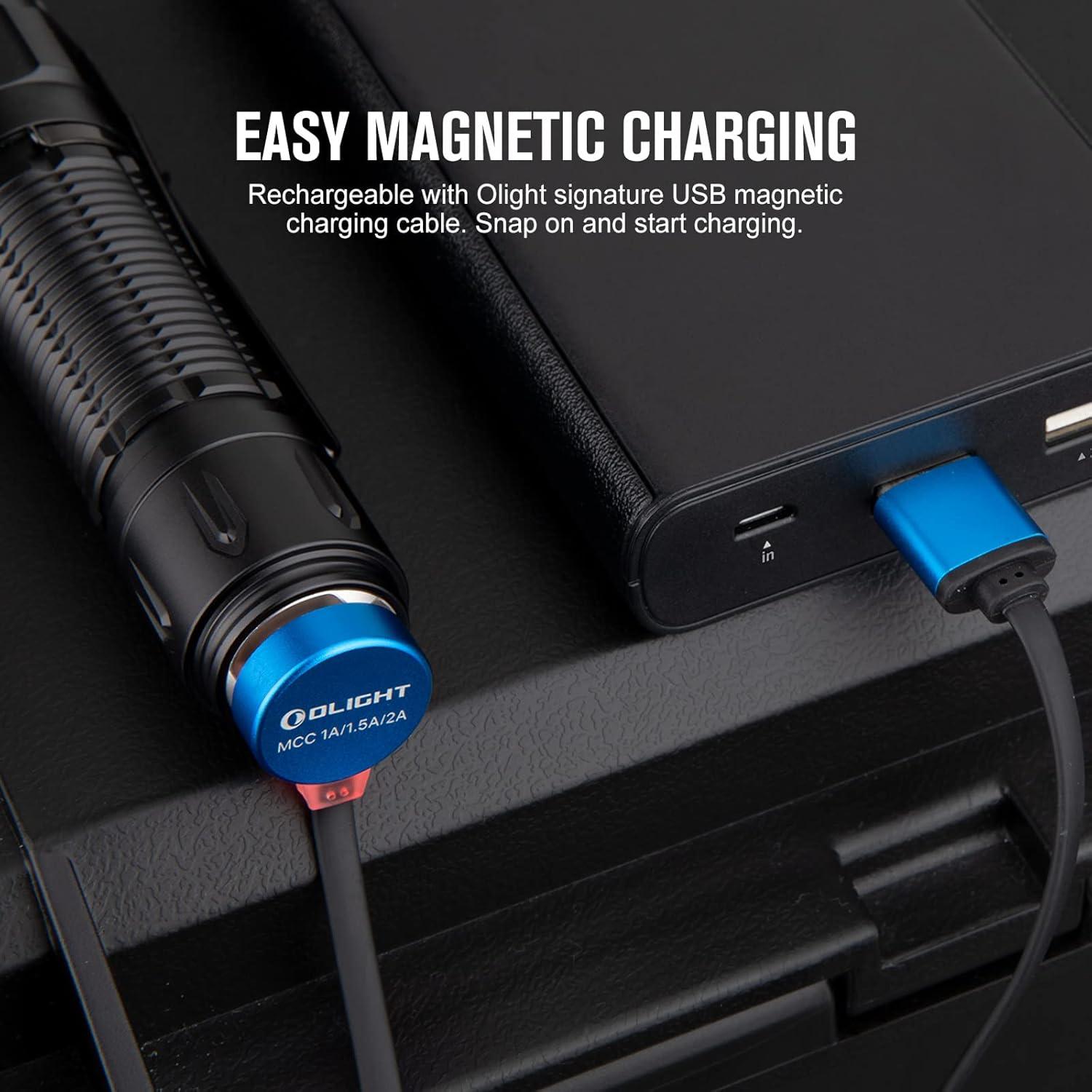 Linterna Táctica OLIGHT Warrior 3S 2300 Lúmenes LED Negra