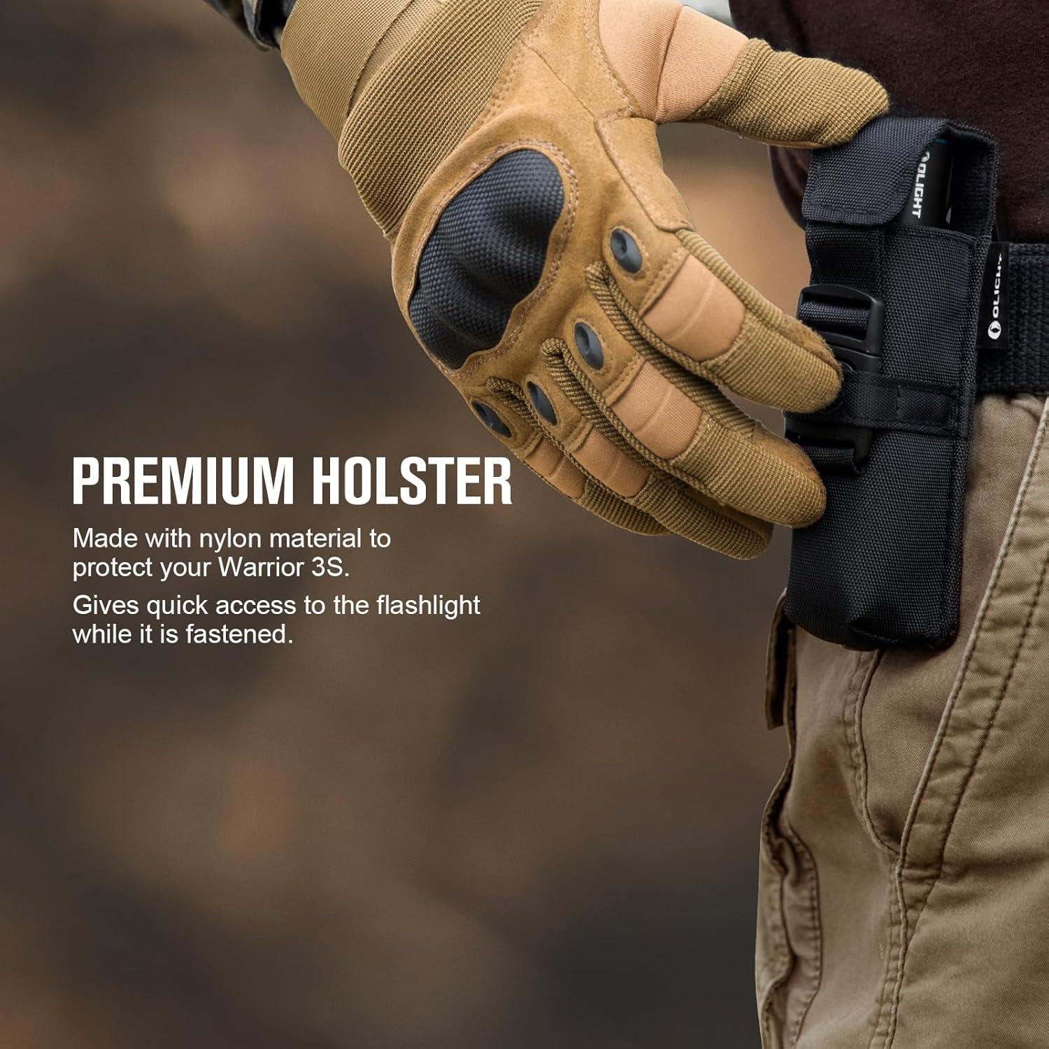 Linterna Táctica OLIGHT Warrior 3S 2300 Lúmenes LED Negra