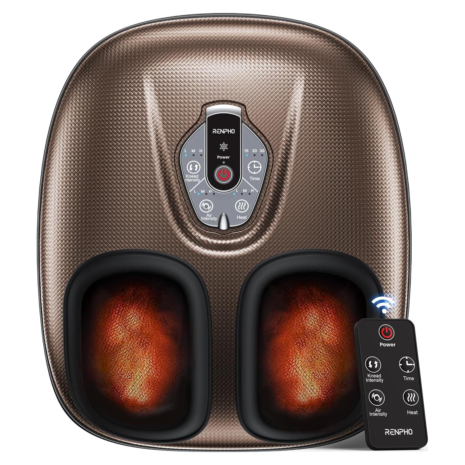 Masajeador de Pies RENPHO 2025 con Calor y Control Inalámbrico