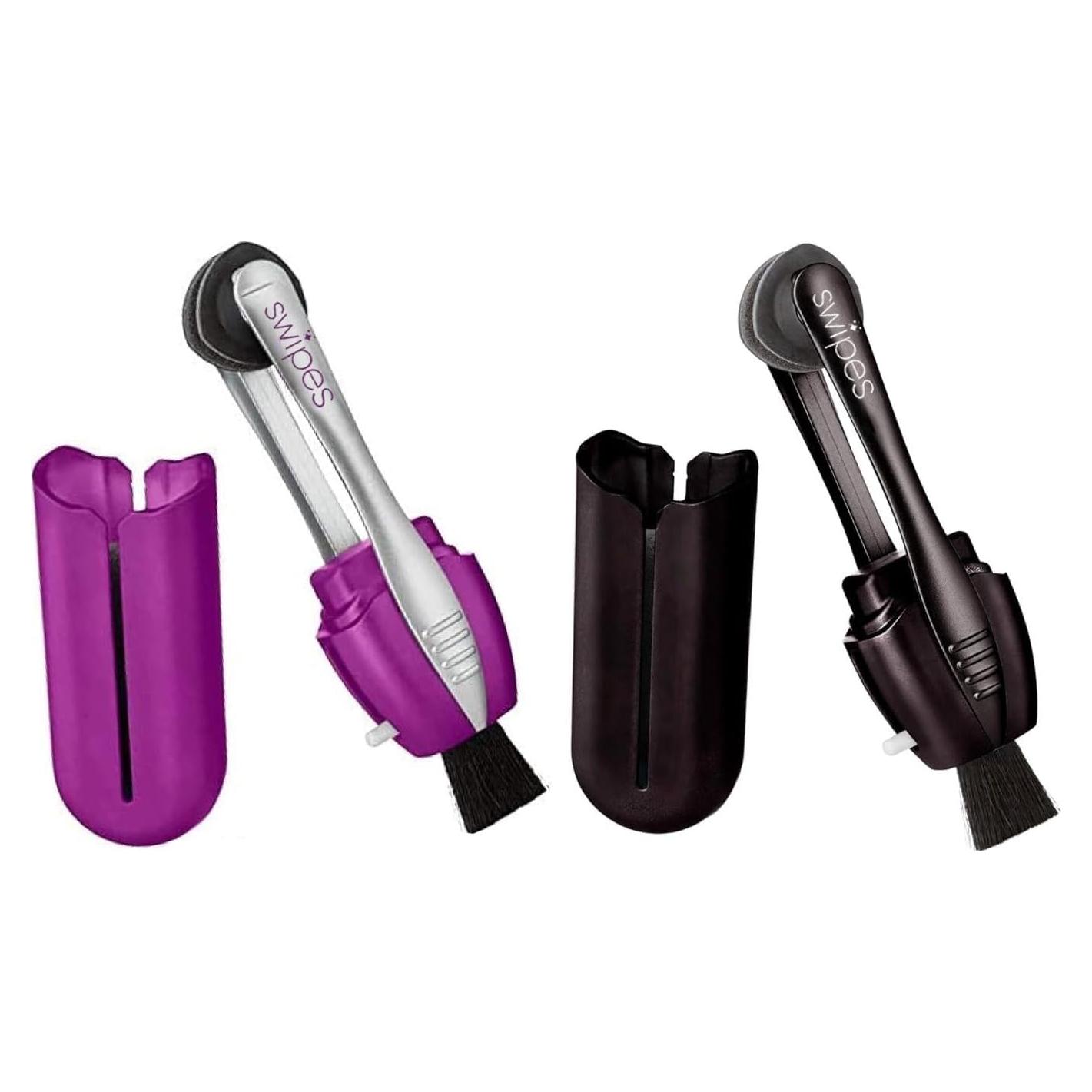 Limpiador de Gafas Calabria Carbono 2 Pack Negro y Púrpura