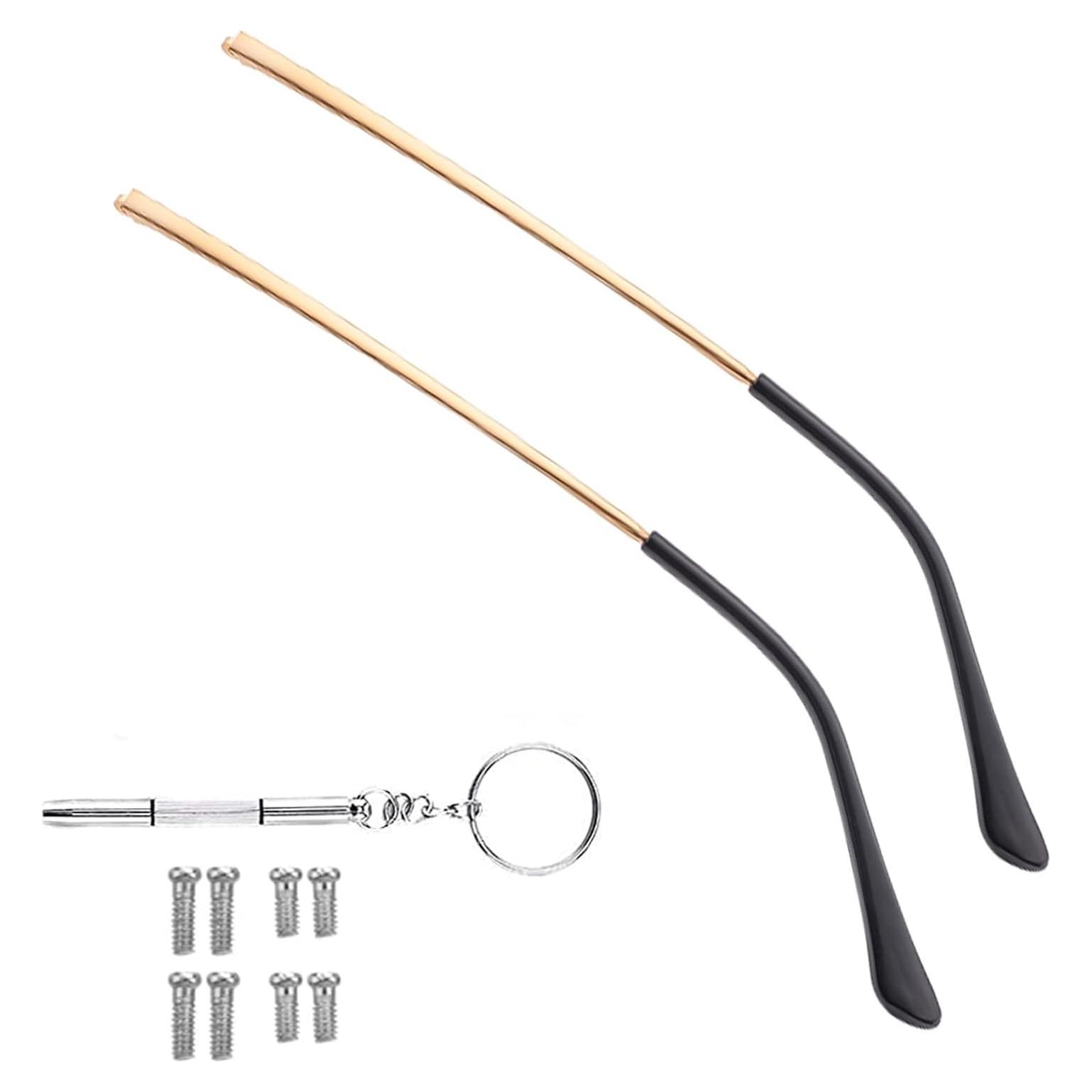 Taloneras de Metal OPUGIT para Gafas - Reemplazo Universal