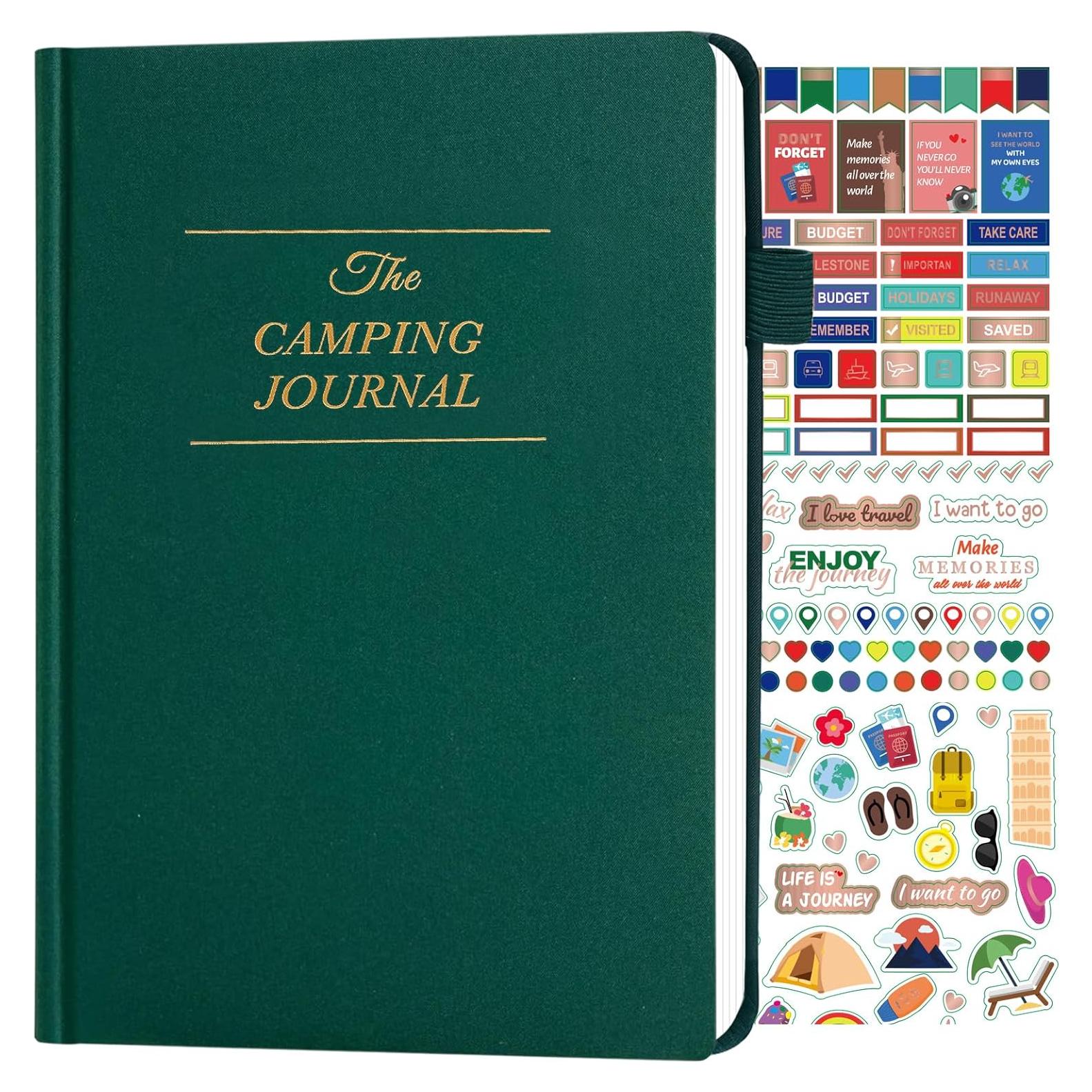 Diario de Camping Zorblinx A5 Verde Pino para Aventuras