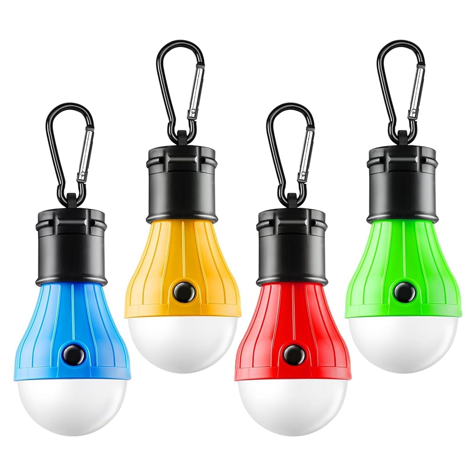 Lámpara LED Portátil FLY2SKY 4 Piezas 150 Lúmenes