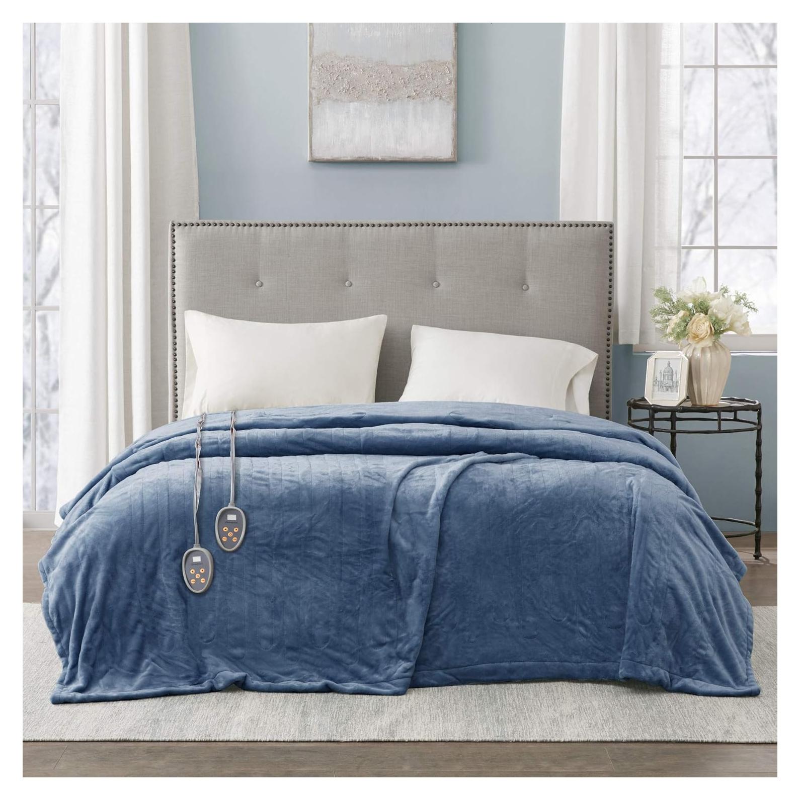 Manta Eléctrica Beautyrest Reina Microfibra Calentada