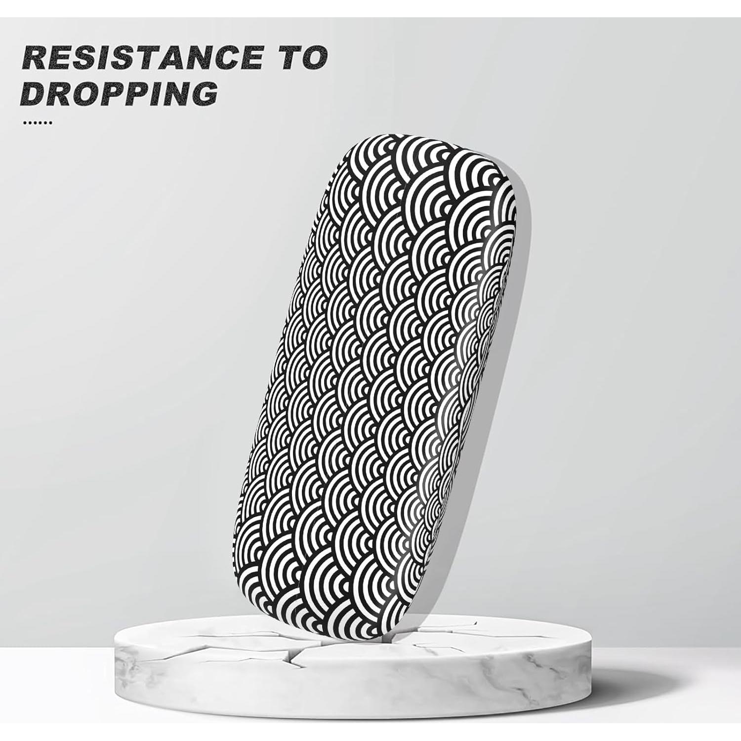 Estuche Duro para Gafas Unisex con Paño de Limpieza