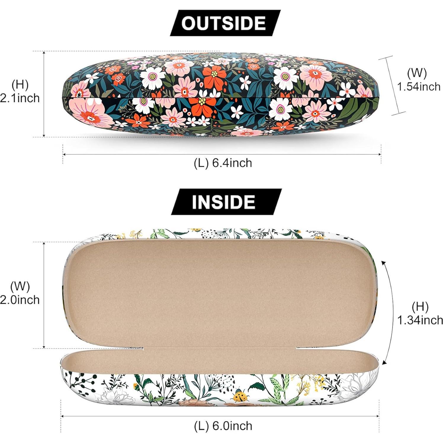 Estuche Duro para Gafas - Unisex - 16.26x5.33cm - 3 Colores