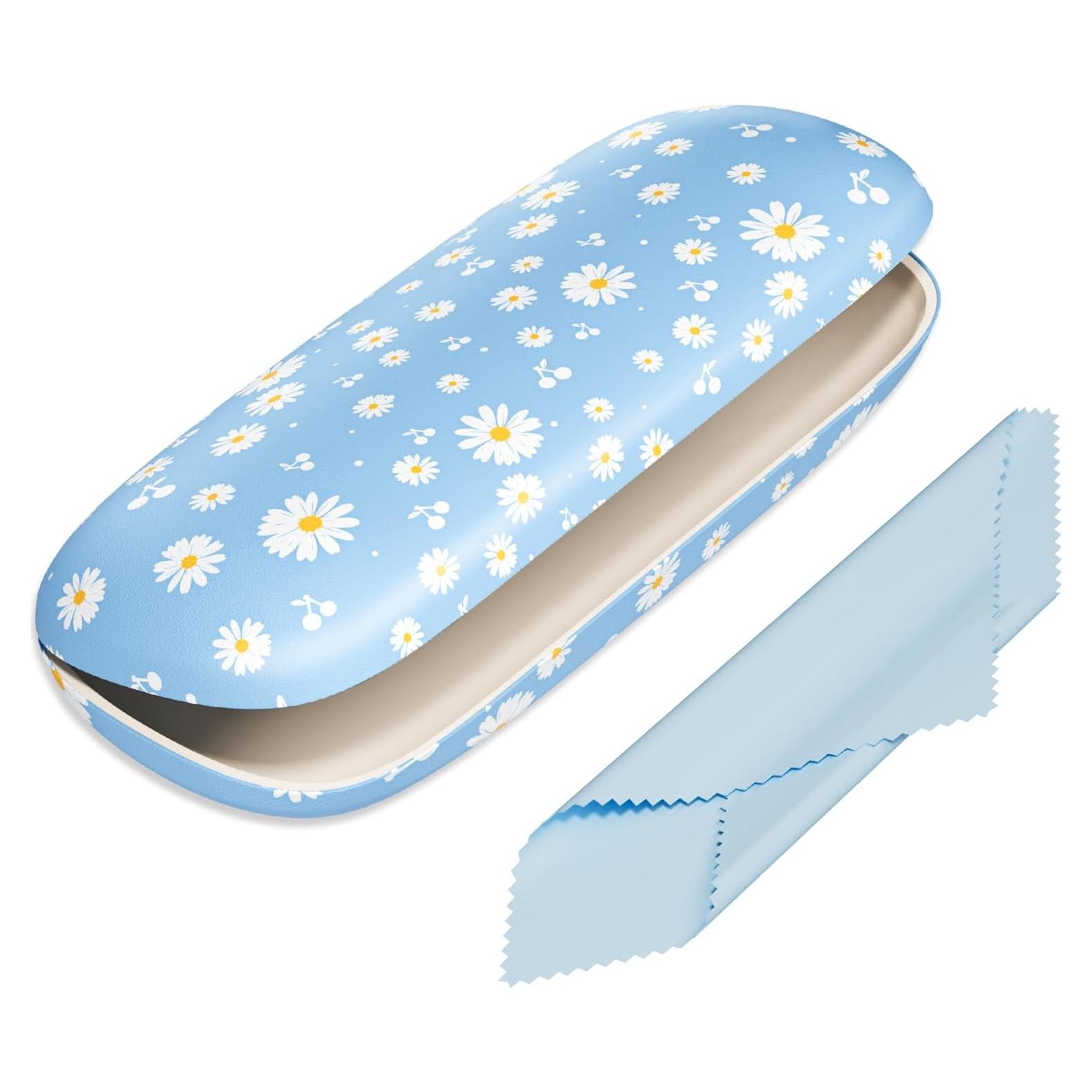 Estuche Duro para Gafas Unisex Marca Margarita Azul