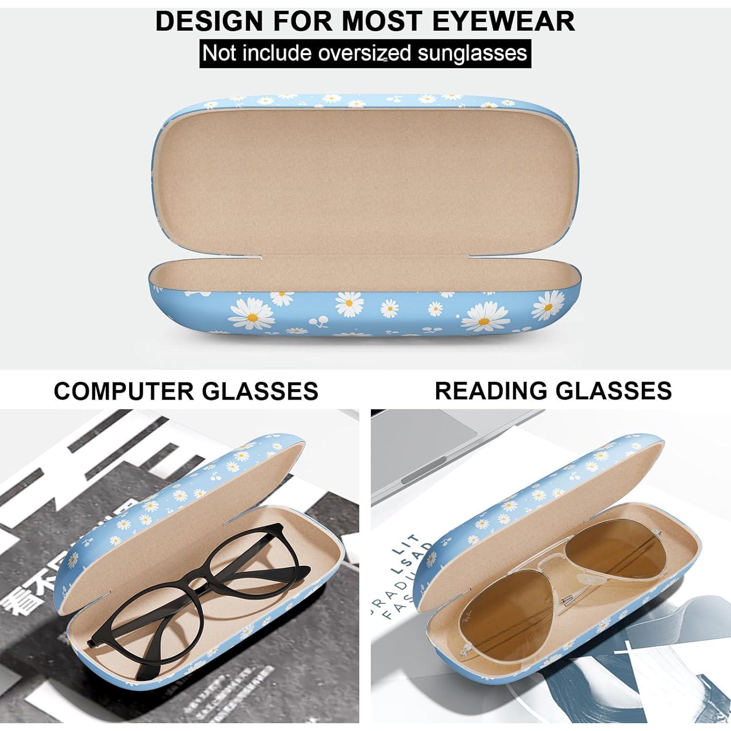 Estuche Duro para Gafas Unisex Marca Margarita Azul