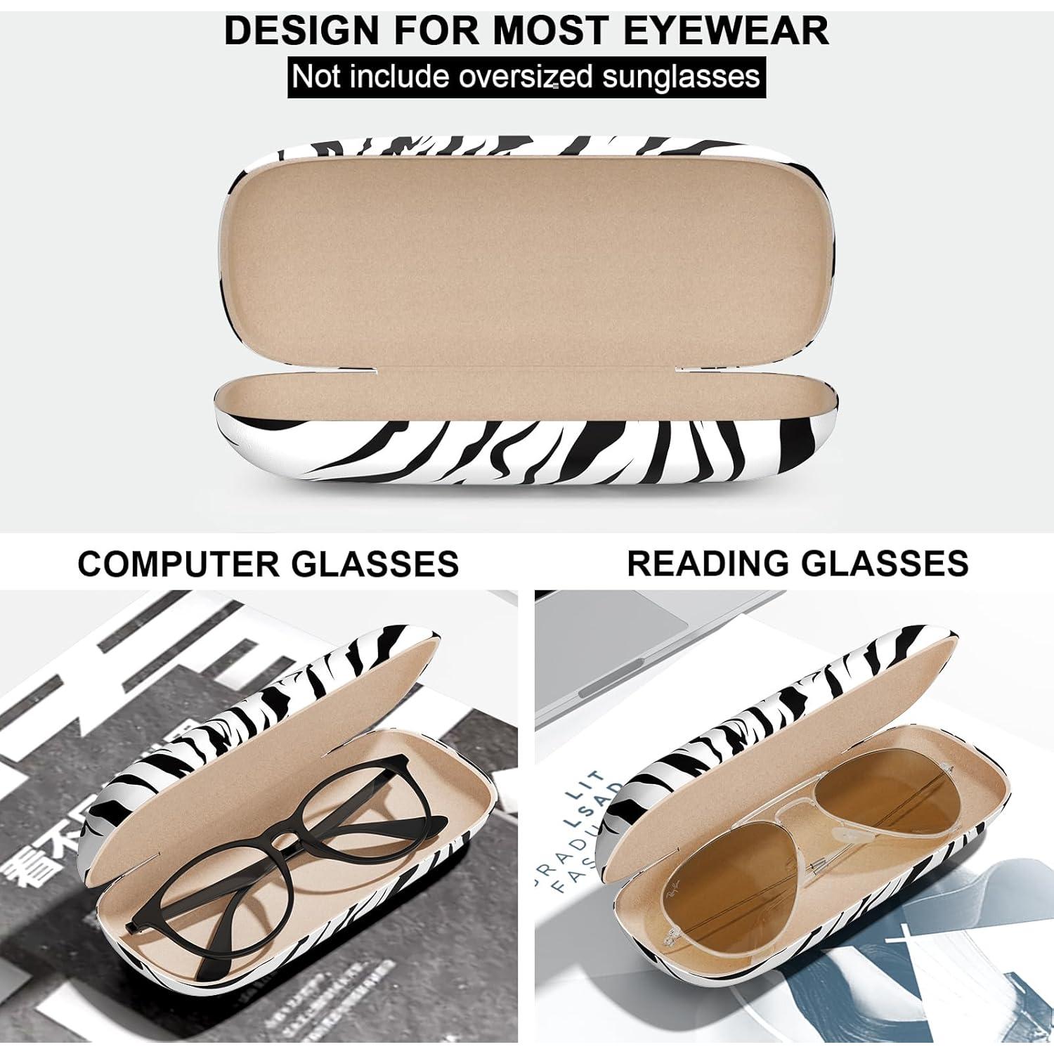 Estuche Duro para Gafas Unisex Zebra - Protección y Estilo