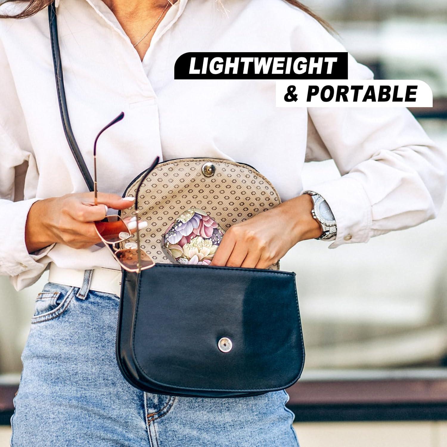 Estuche Duro para Gafas - Unisex Flores Rosas y Amarillas