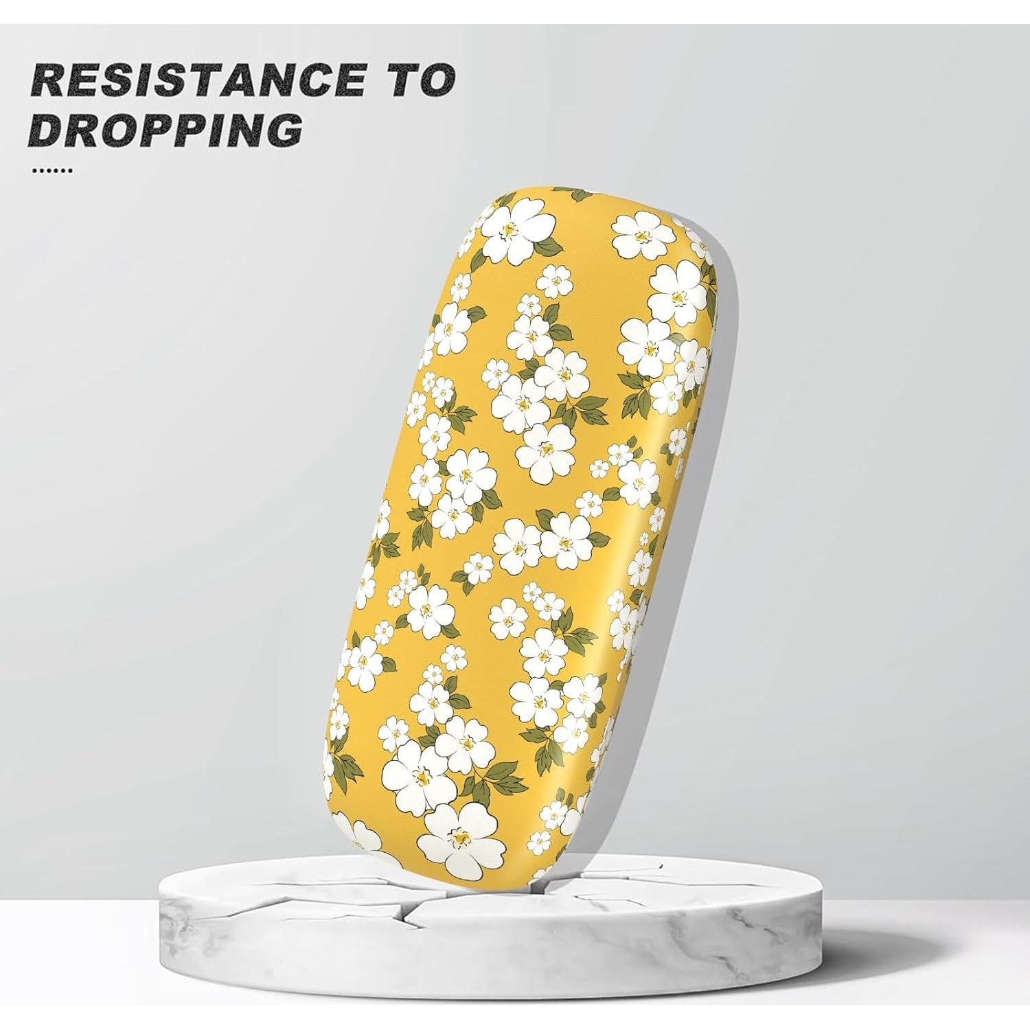 Estuche Duro para Gafas Unisex con Paño de Limpieza