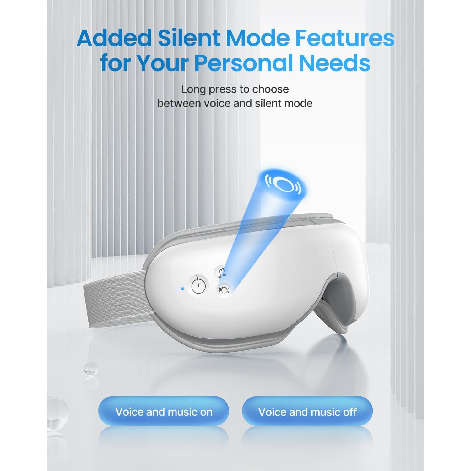 Masajeador de Ojos RENPHO RF-EM001 con Calor y Diseño Plegable