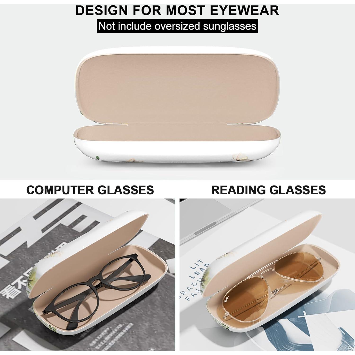 Estuche Duro para Gafas Mariposa Floreciente Unisex