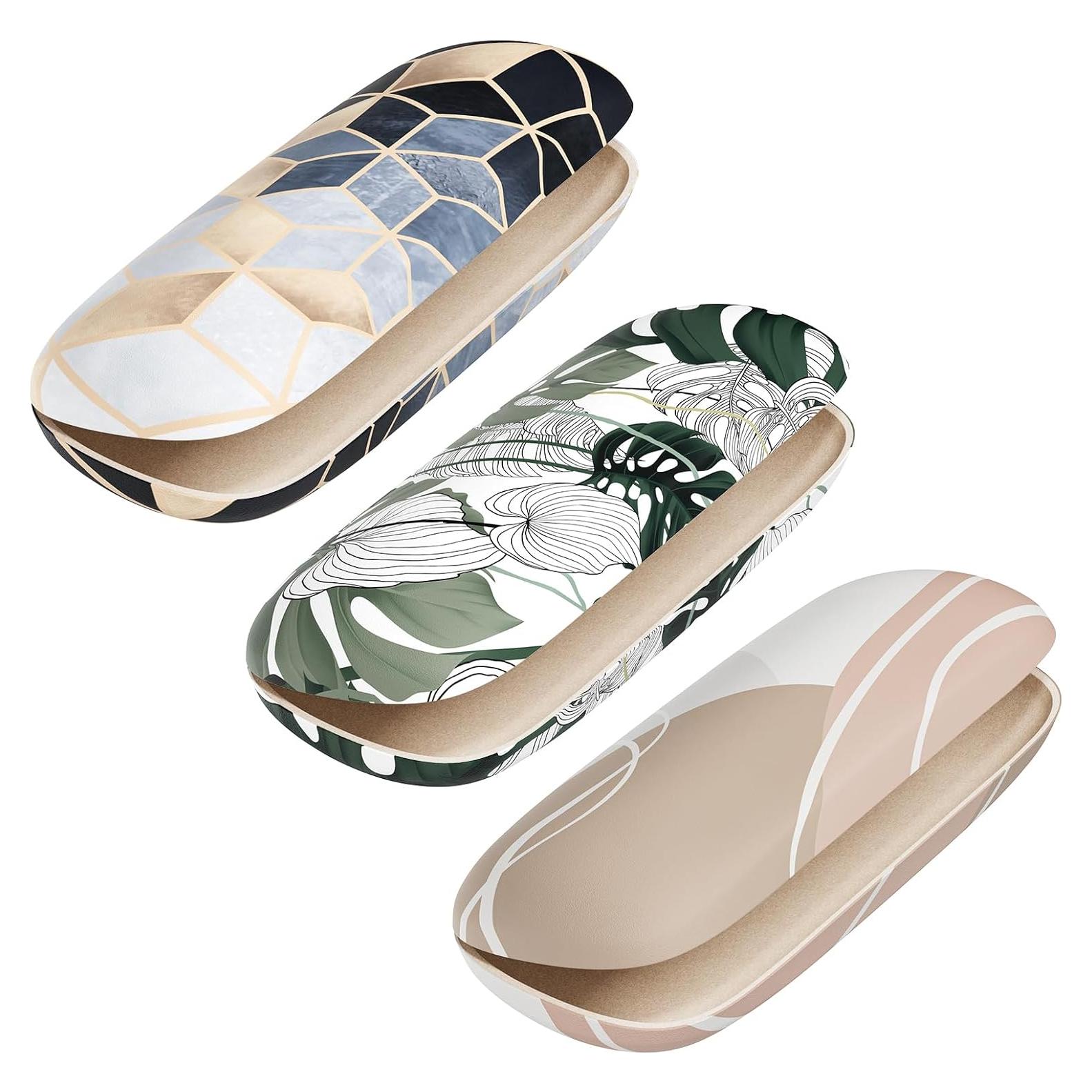 Estuche Duro para Gafas - Unisex - 16.26x5.33 cm - 3 Pack