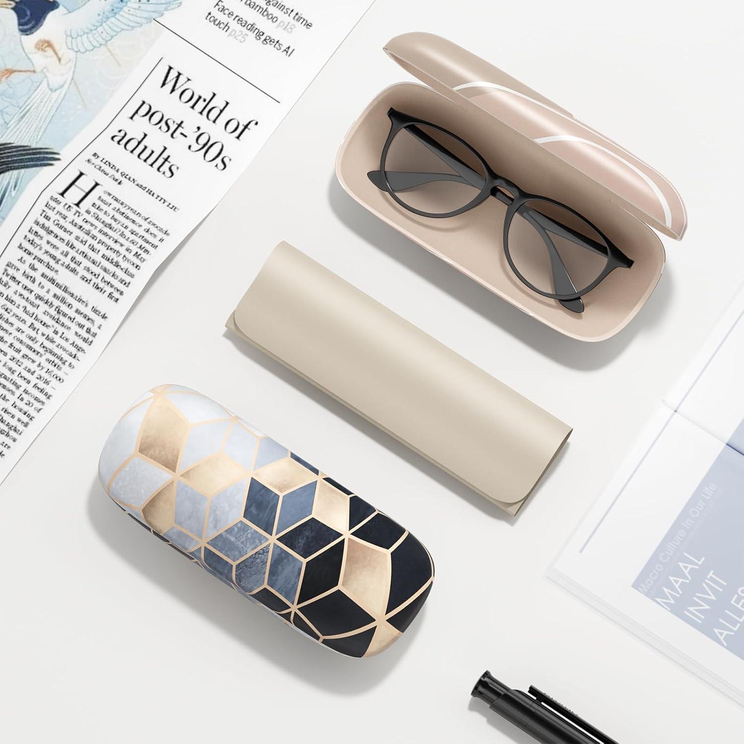 Estuche Duro para Gafas - Unisex - 16.26x5.33 cm - 3 Pack