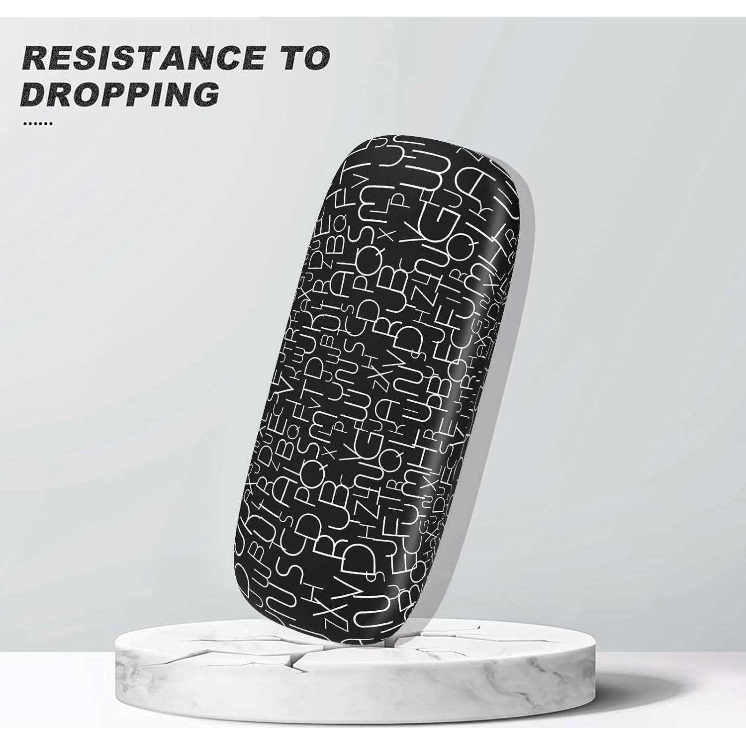 Estuche Duro para Gafas Unisex con Paño de Limpieza