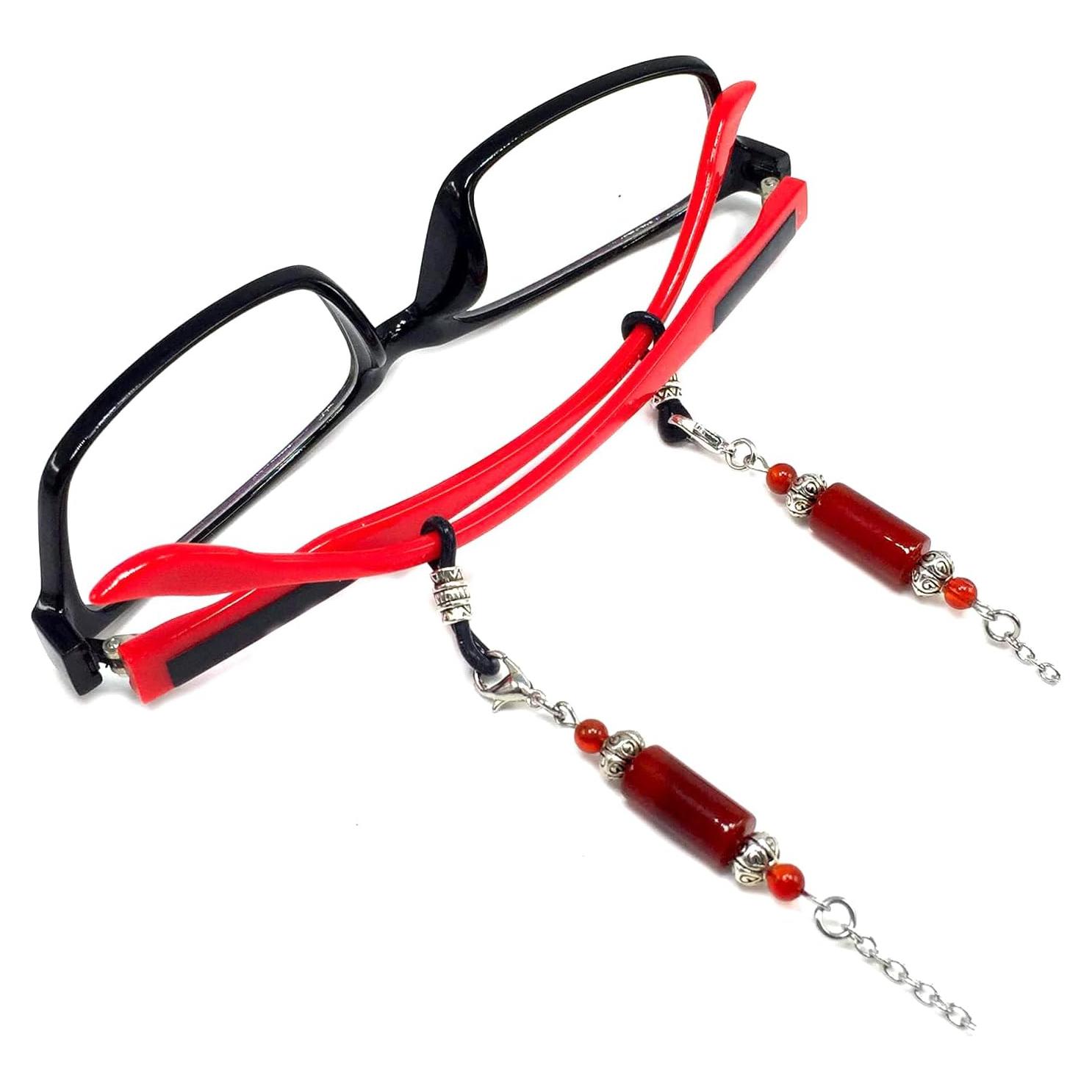 Cadena para Gafas ALBATROSART con Cuentas de Piedra Natural