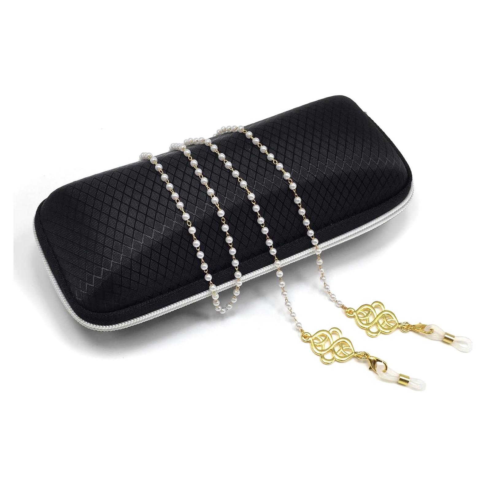 Cadena para Gafas ALBATROSART con Cuentas de Piedra Natural