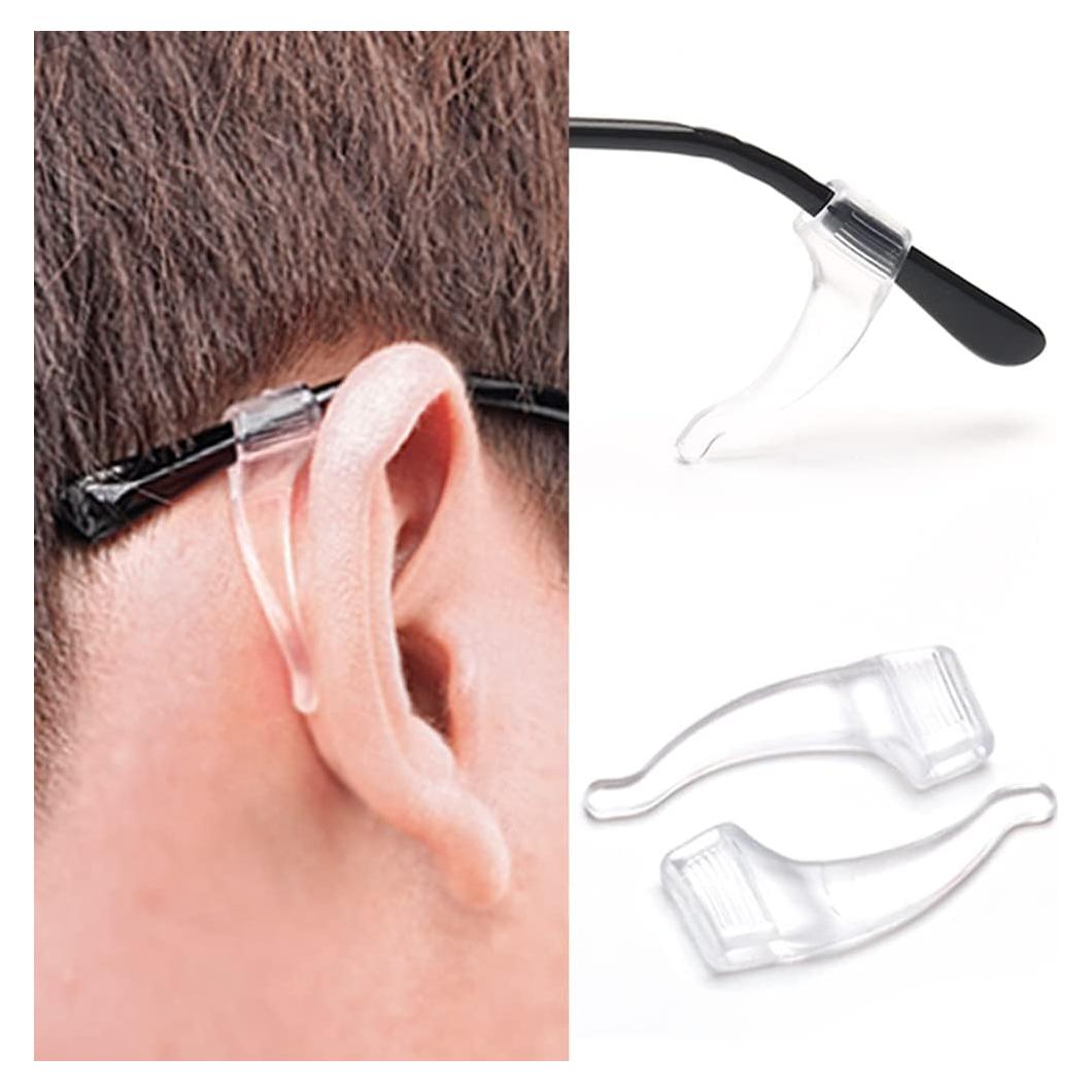 Ganchos Antideslizantes para Gafas Silicona Transparente
