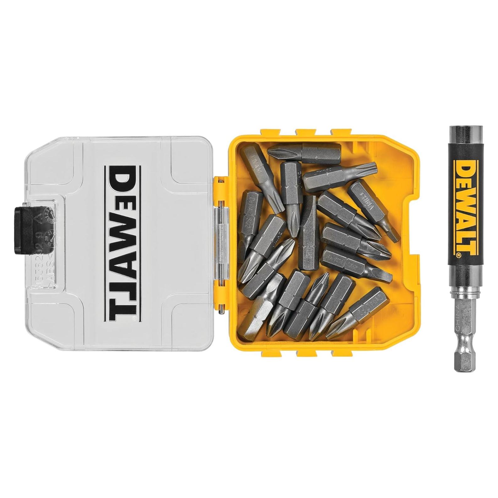 Conjunto de Guías Magnéticas DEWALT DWAF2058CS 18 Piezas Amarillo
