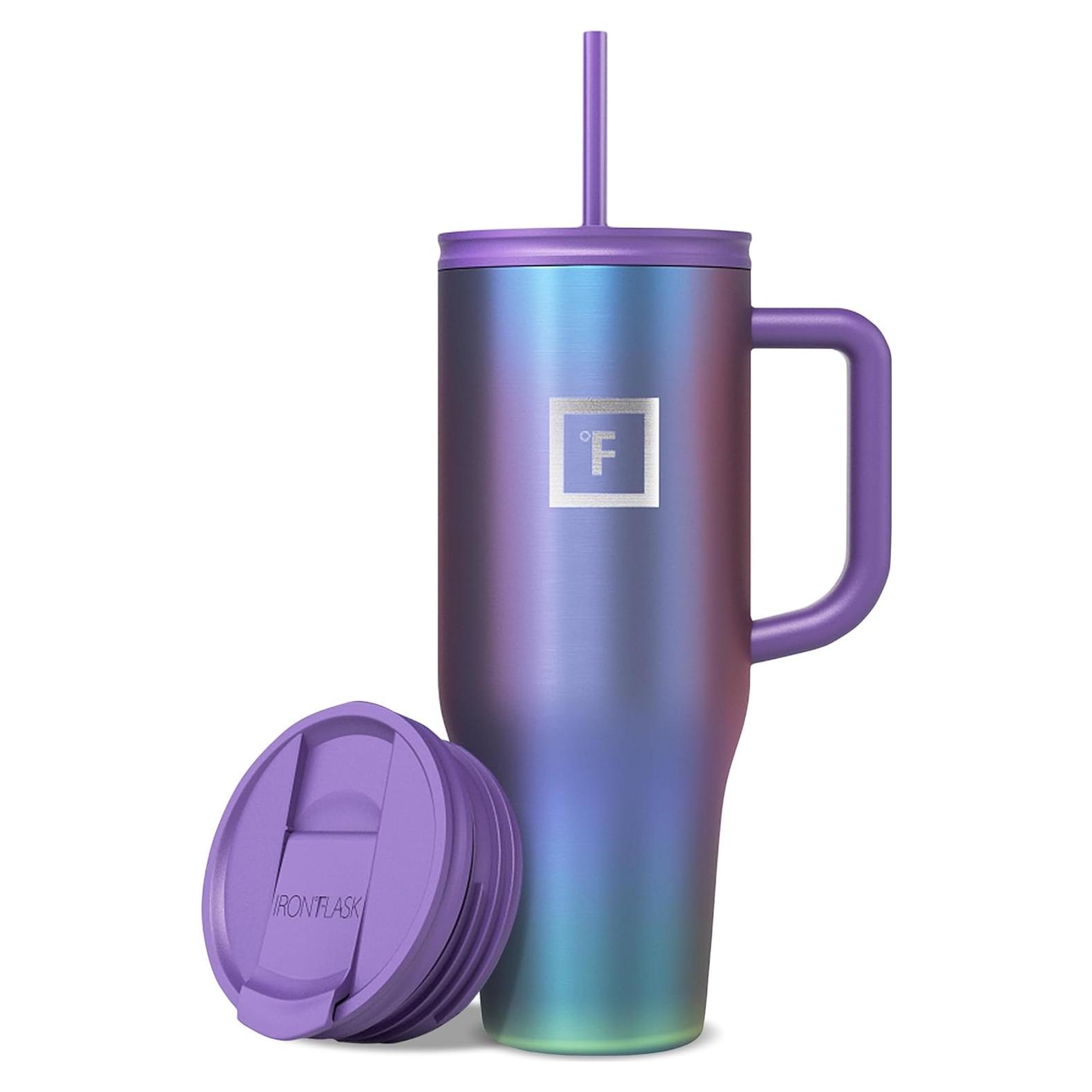 Taza Aislada IRON °FLASK 1.18 L con 2 Tapas - Aurora