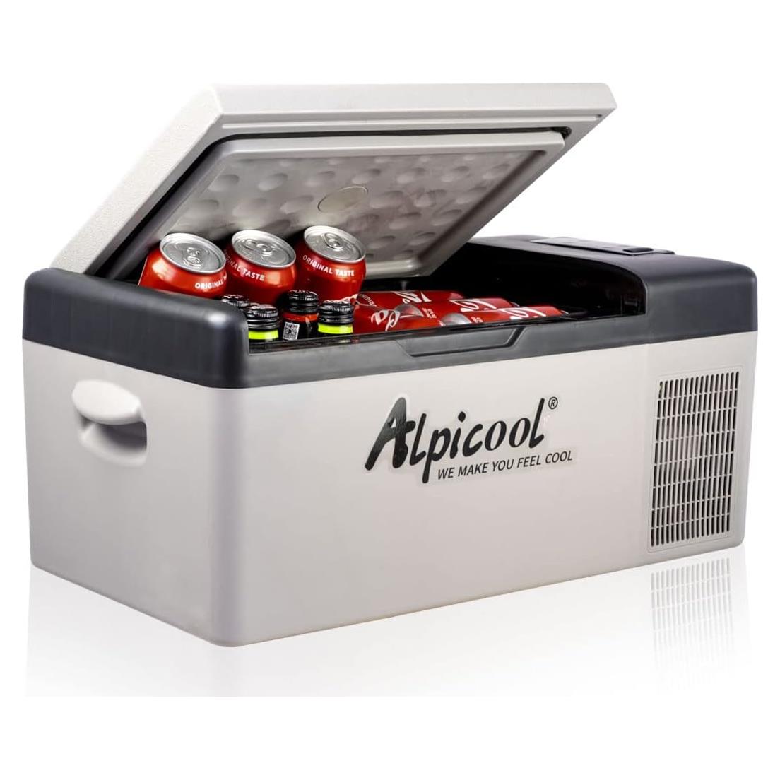 Congelador Portátil Alpicool C15 15L 12V Enfriamiento Rápido