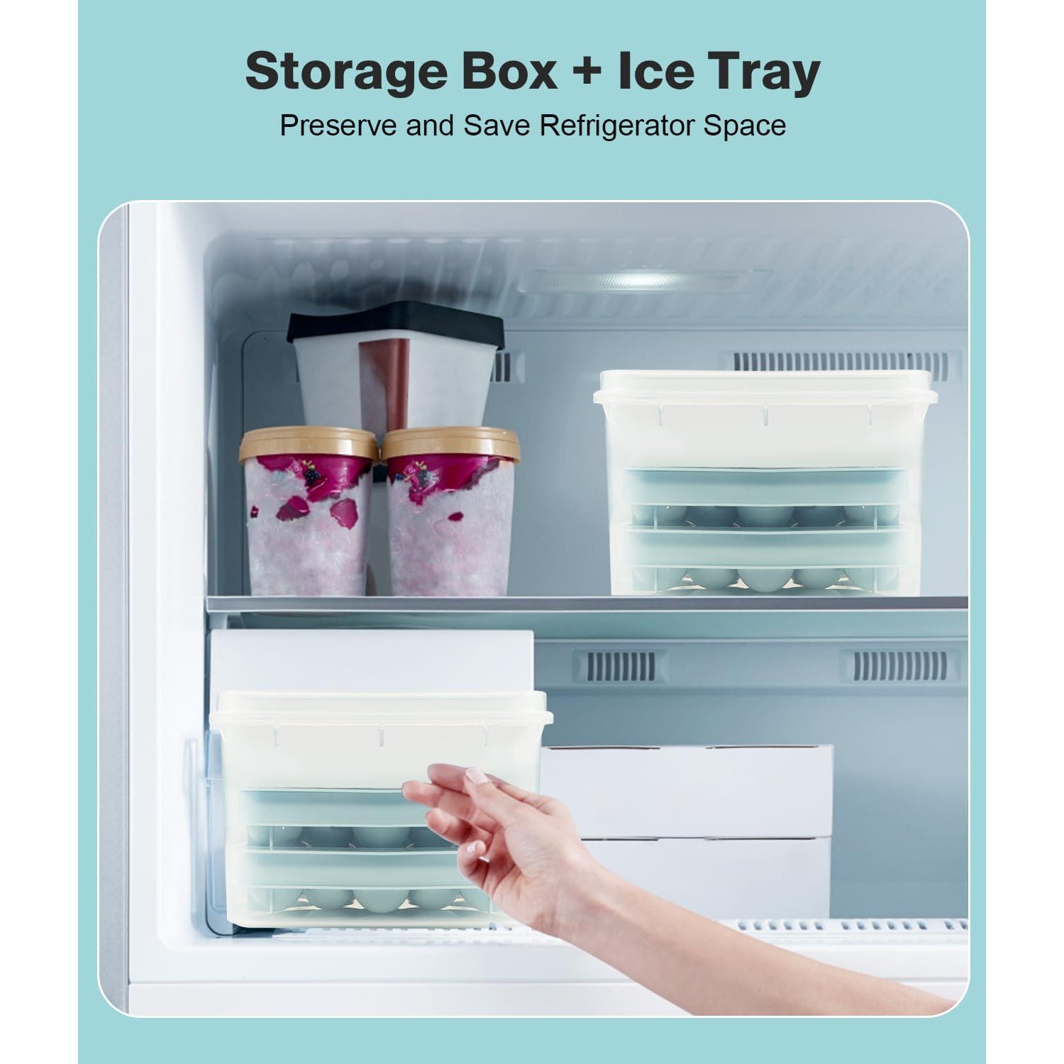 Bandeja de Hielo DclobTop Redonda 62 Bolas 3,05 cm